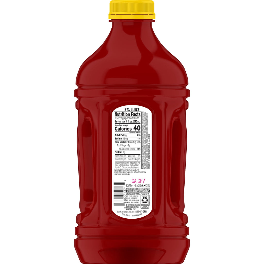 V8 Splash Berry Blend Flavored Beverage, 64 fl oz Bottle