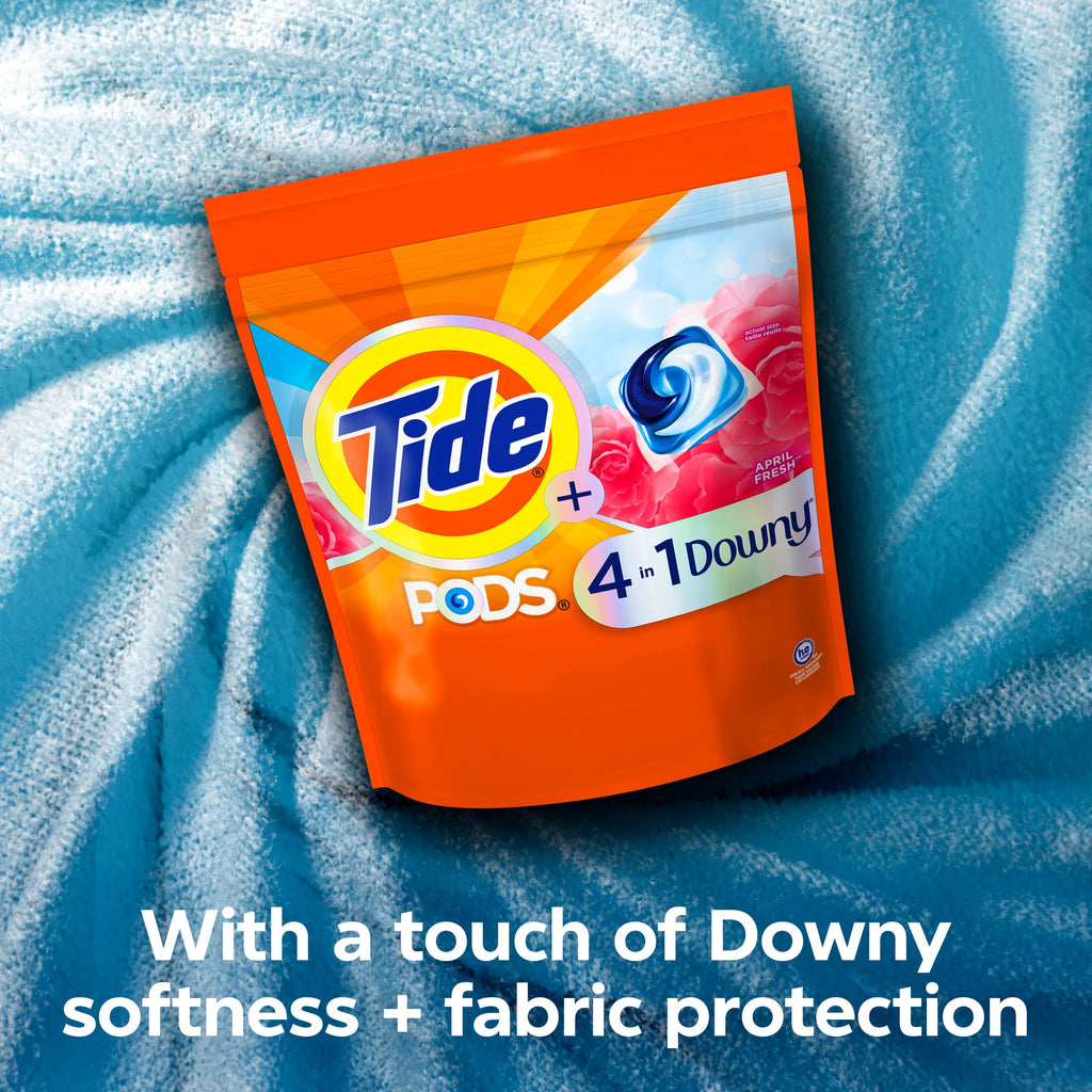 Tide PODS Laundry Detergent Pacs with a Touch of Downy Freshness, 3X Cleaning Power, 11 Count