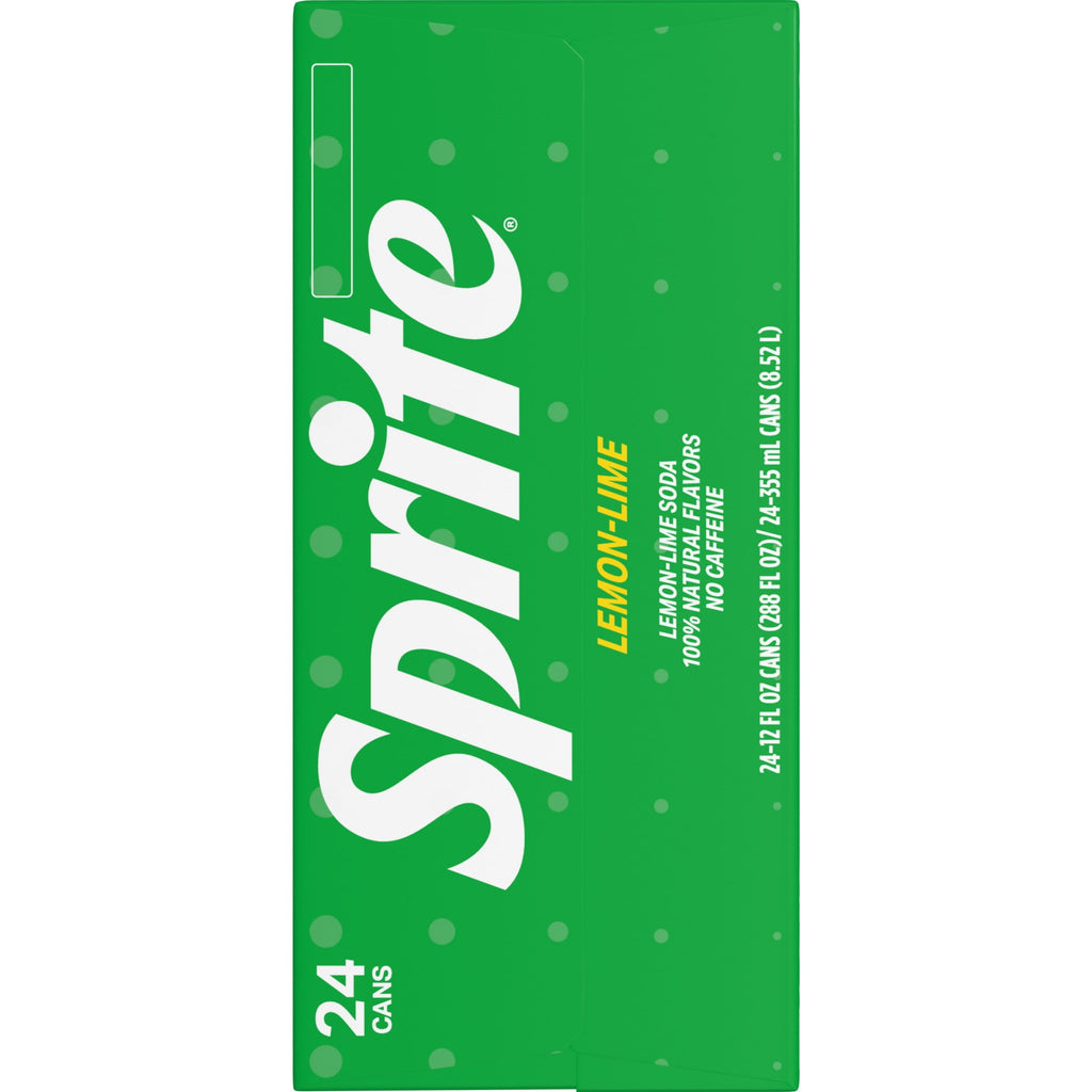 Sprite Lemon-Lime Caffeine Free Soda Pop Fridge Pack Cans, 12 fl oz, 12 Pack