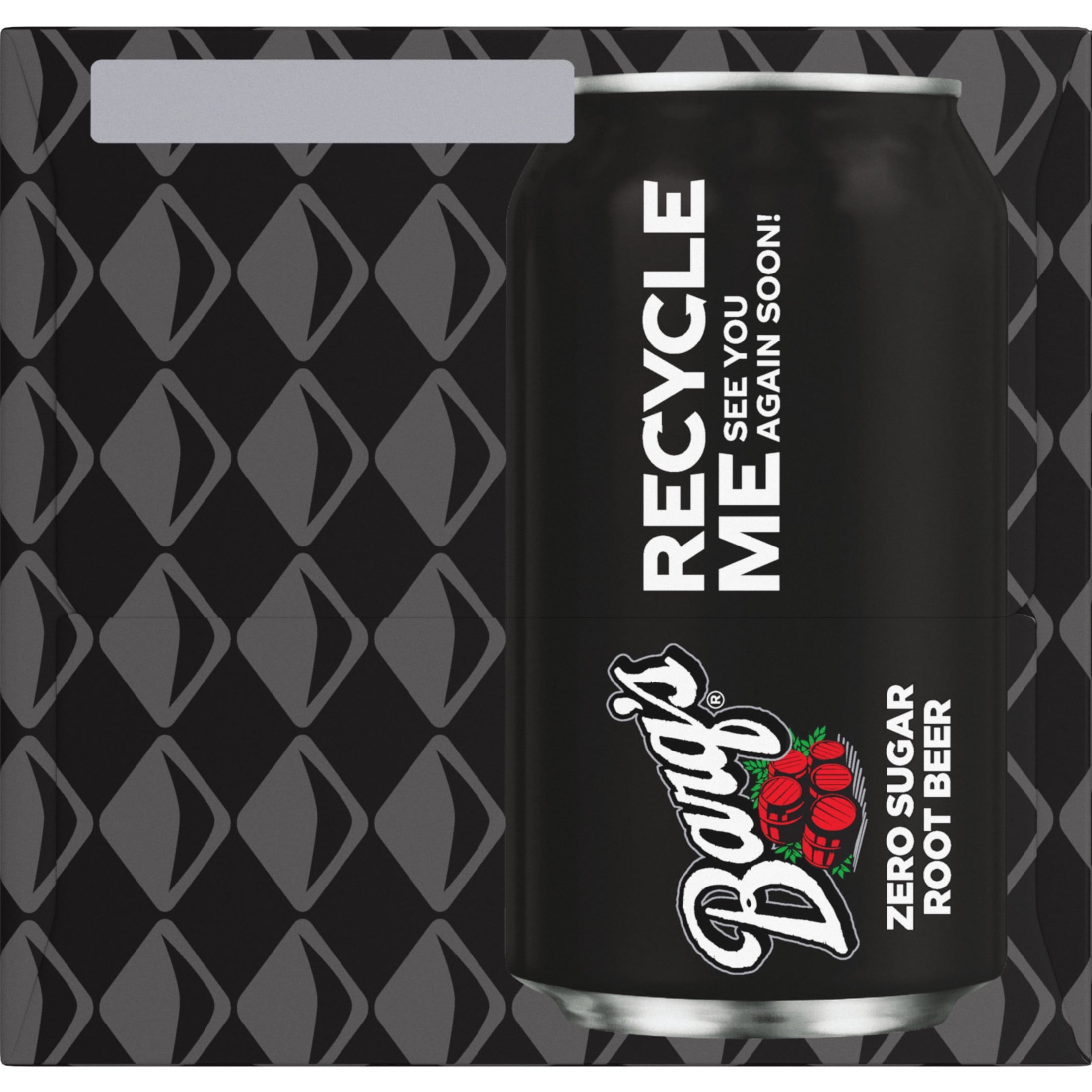 Barq's Zero Sugar Root Beer Soda Pop Fridge Pack Cans, 12 fl oz, 12 Pack
