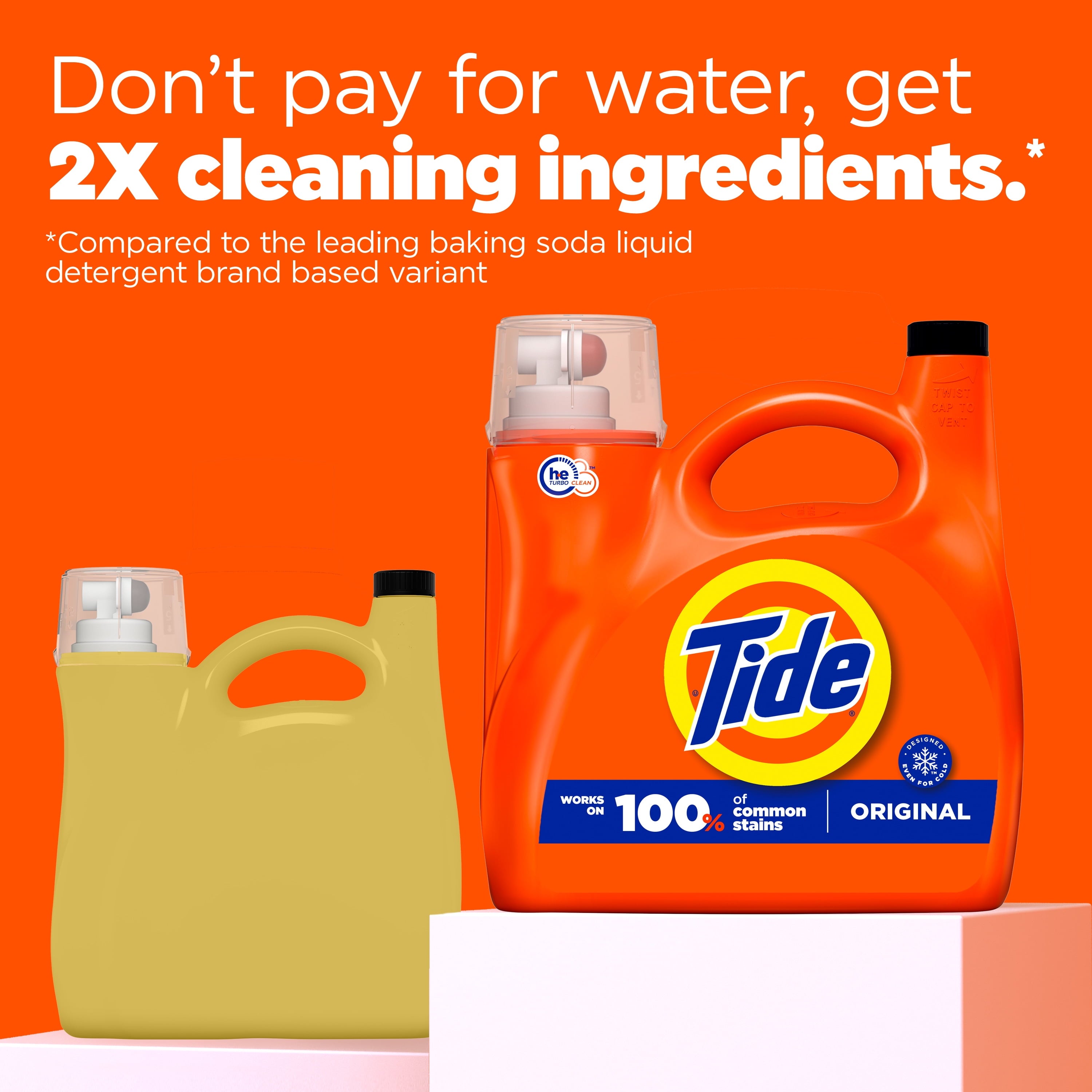 Tide Liquid Laundry Detergent, Original Scent, 132 fl oz, 100 Loads
