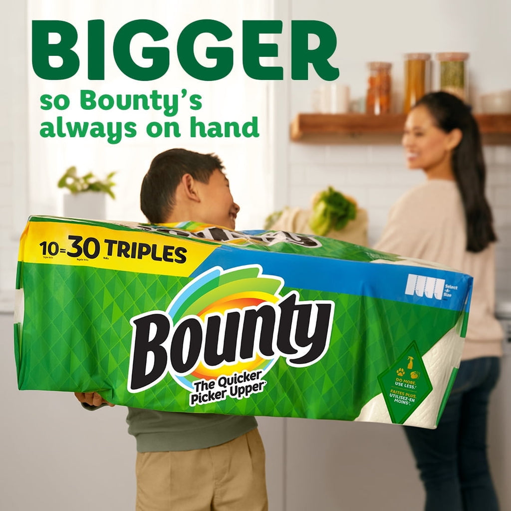 Bounty Paper Towels Full Sheet, 6 Triple Rolls