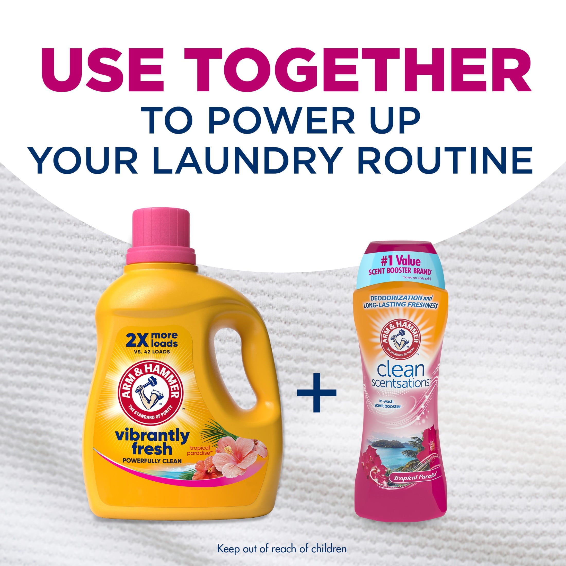 ARM & HAMMER Tropical Paradise, 89 Loads Liquid Laundry Detergent, 102.5 Fl oz