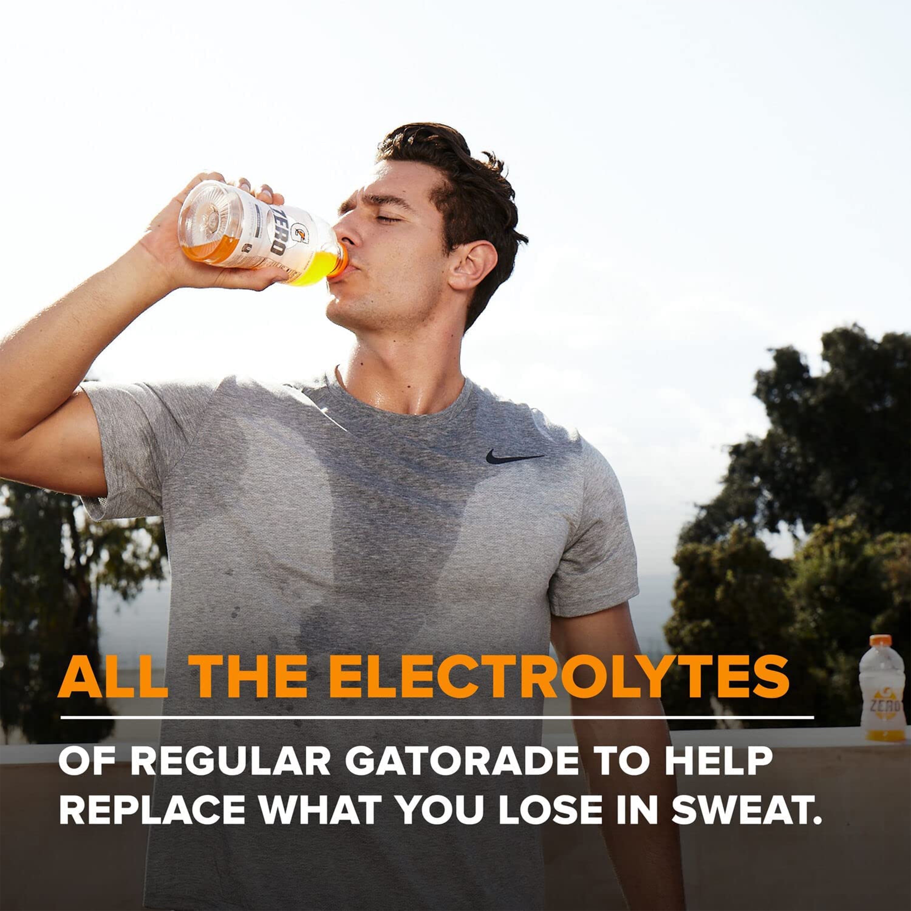 Gatorade Zero Sugar Thirst Quencher Glacier Cherry Sports Drinks, 20 fl oz, 8 Count Bottles