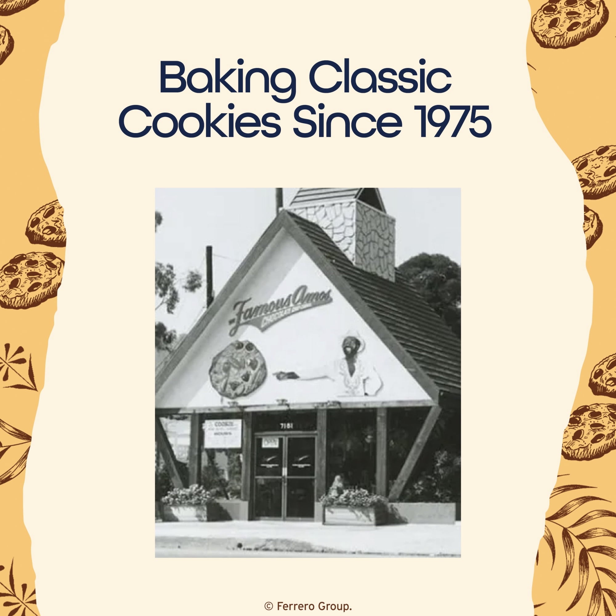 Famous Amos Classic Chocolate Chip Cookies, Bite-size cookies, Sweet Treats, 10 Pack Box, 1oz Bag