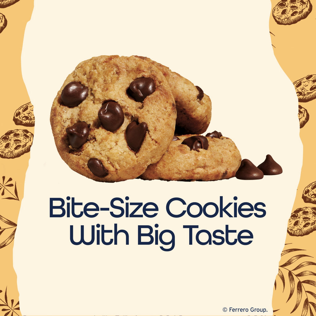 Famous Amos Classic Chocolate Chip Cookies, Bite-size cookies, Sweet Treats, 10 Pack Box, 1oz Bag