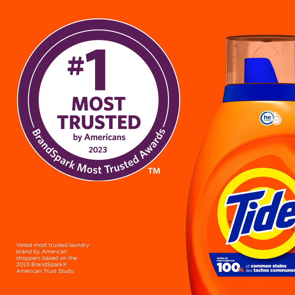 Tide Liquid Laundry Detergent, Original Scent, 60 fl oz, 48 Loads