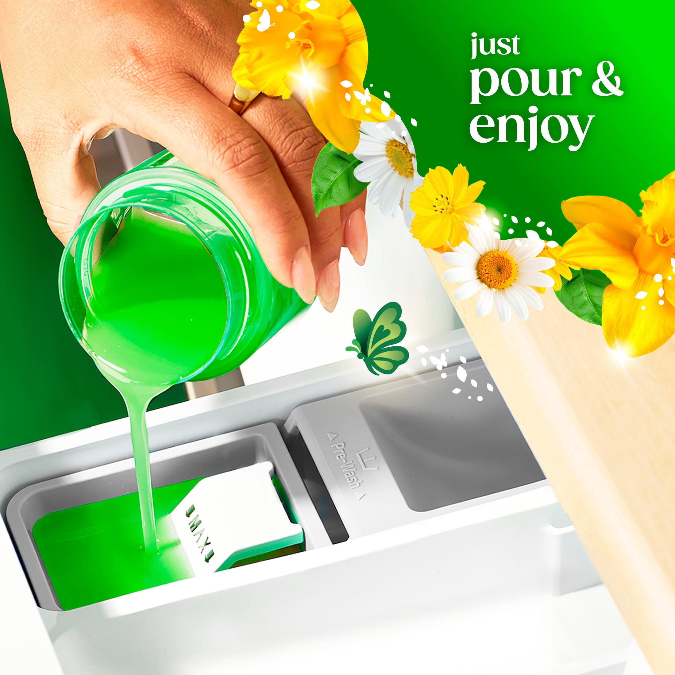 Gain Laundry Detergent Liquid, Now with Odor Defense, Original Scent, 81 fl oz, 61 Loads
