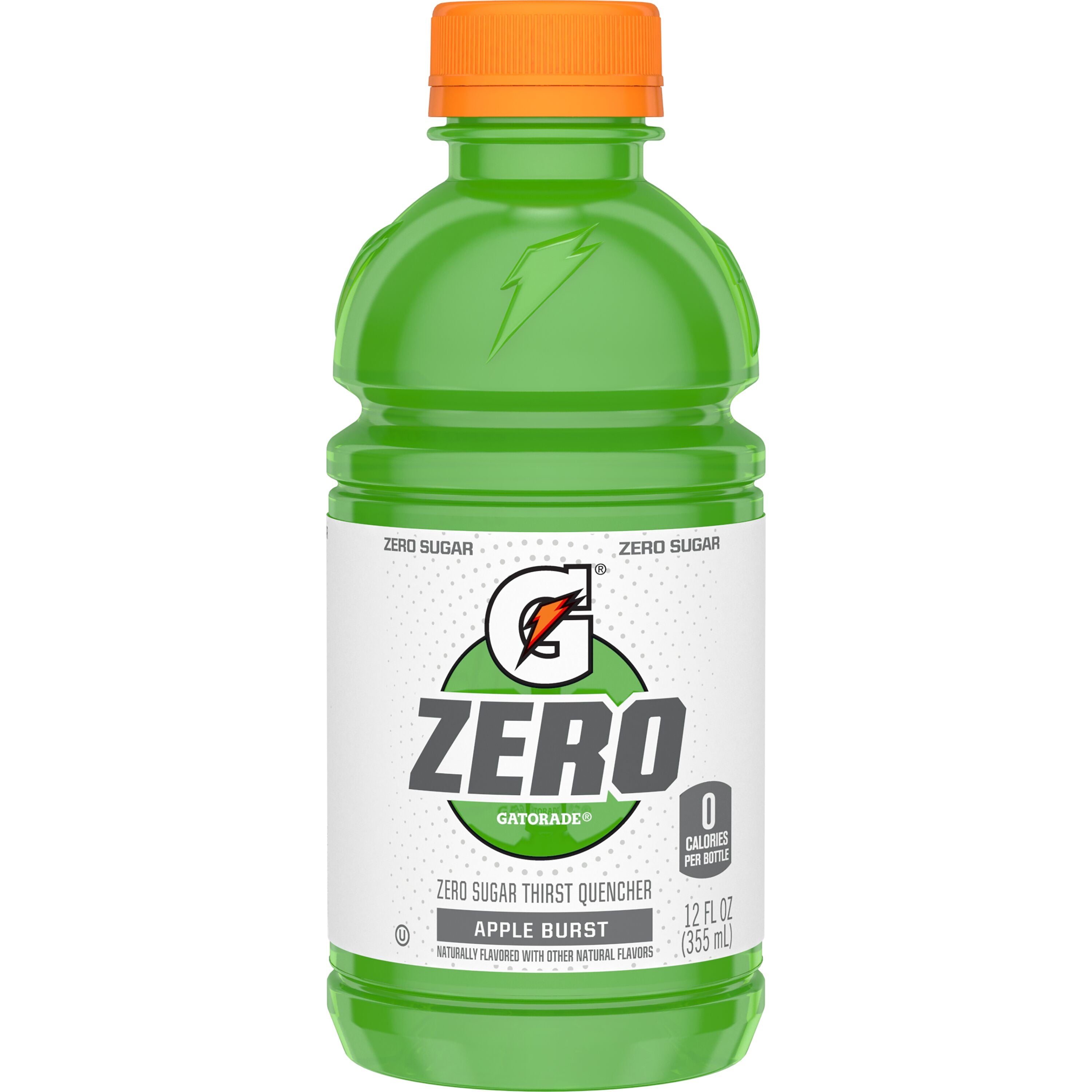 Gatorade Zero Sugar Thirst Quencher Lemon Lime Sports Drinks, 12 fl oz, 12 Count Bottles