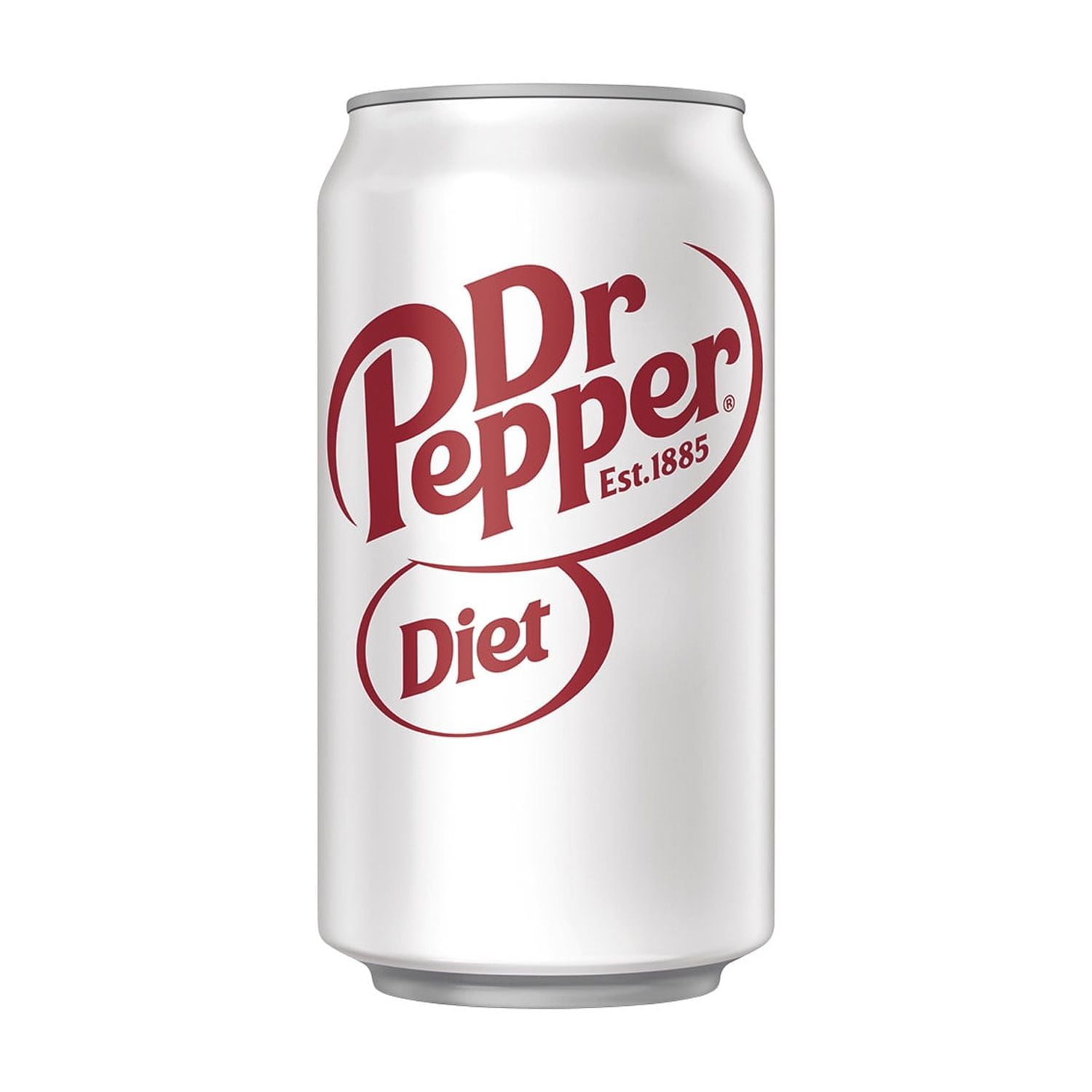 Diet Dr Pepper Soda Pop, 12 fl oz, 12 Pack Cans