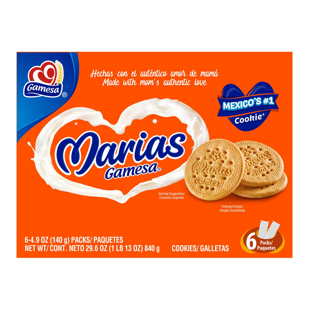 Gamesa Marias Cookies 4.9 oz, 6 Count (234 cookies)