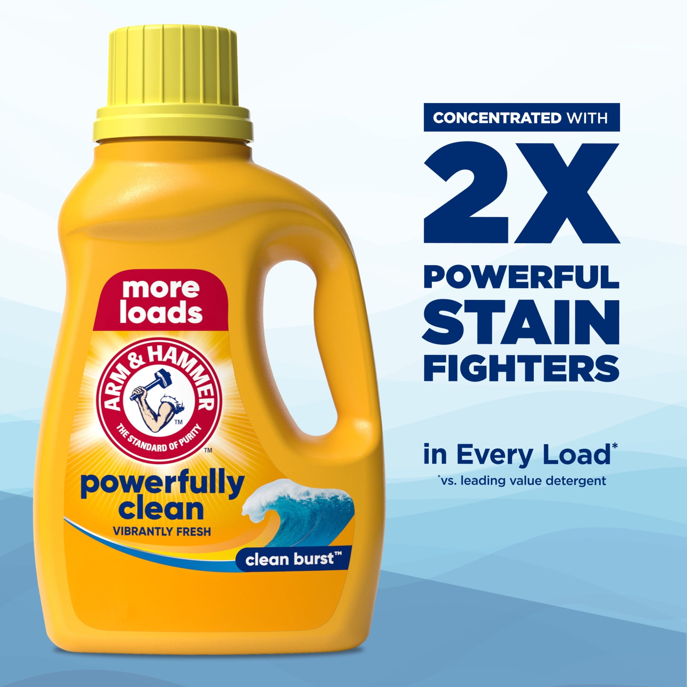 ARM & HAMMER Clean Burst Liquid Laundry Detergent, 110 Loads, 110 fl oz
