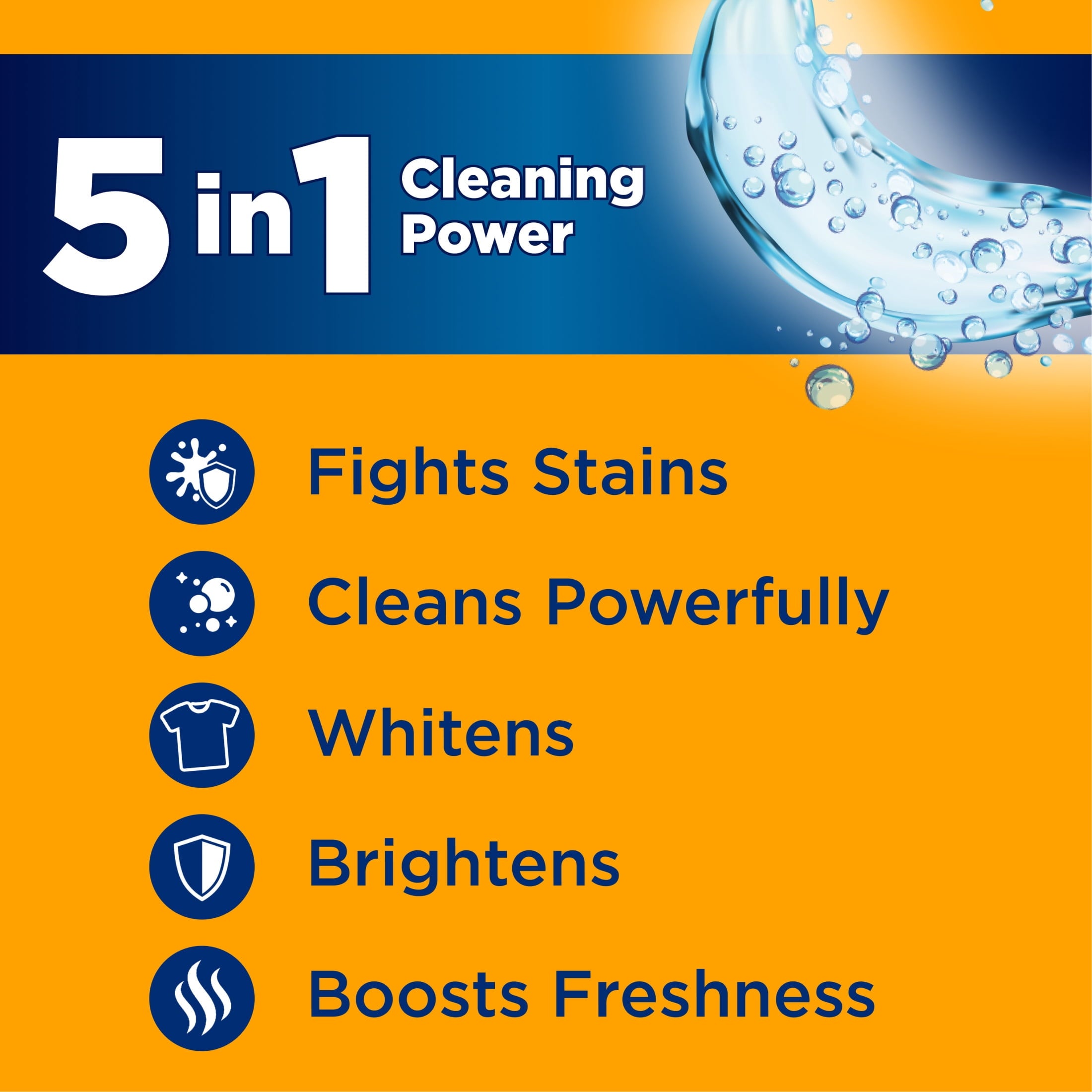 ARM & HAMMER Plus OxiClean Ultra Stain Fighters Liquid Laundry Detergent, Fresh Scent, 96.2 Fl Oz