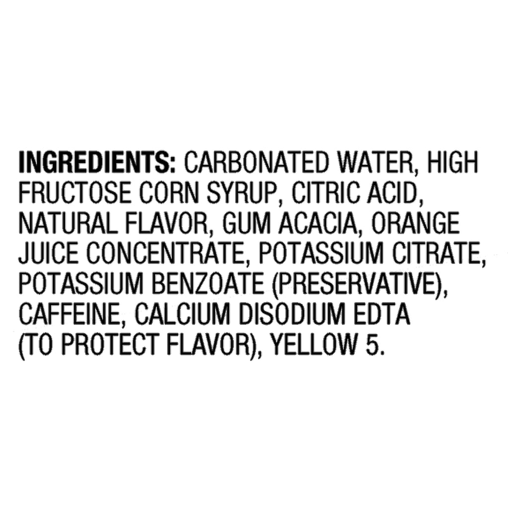 Great Value Mountain Lightning Citrus Flavored Soda, 12 fl oz, 24 Count