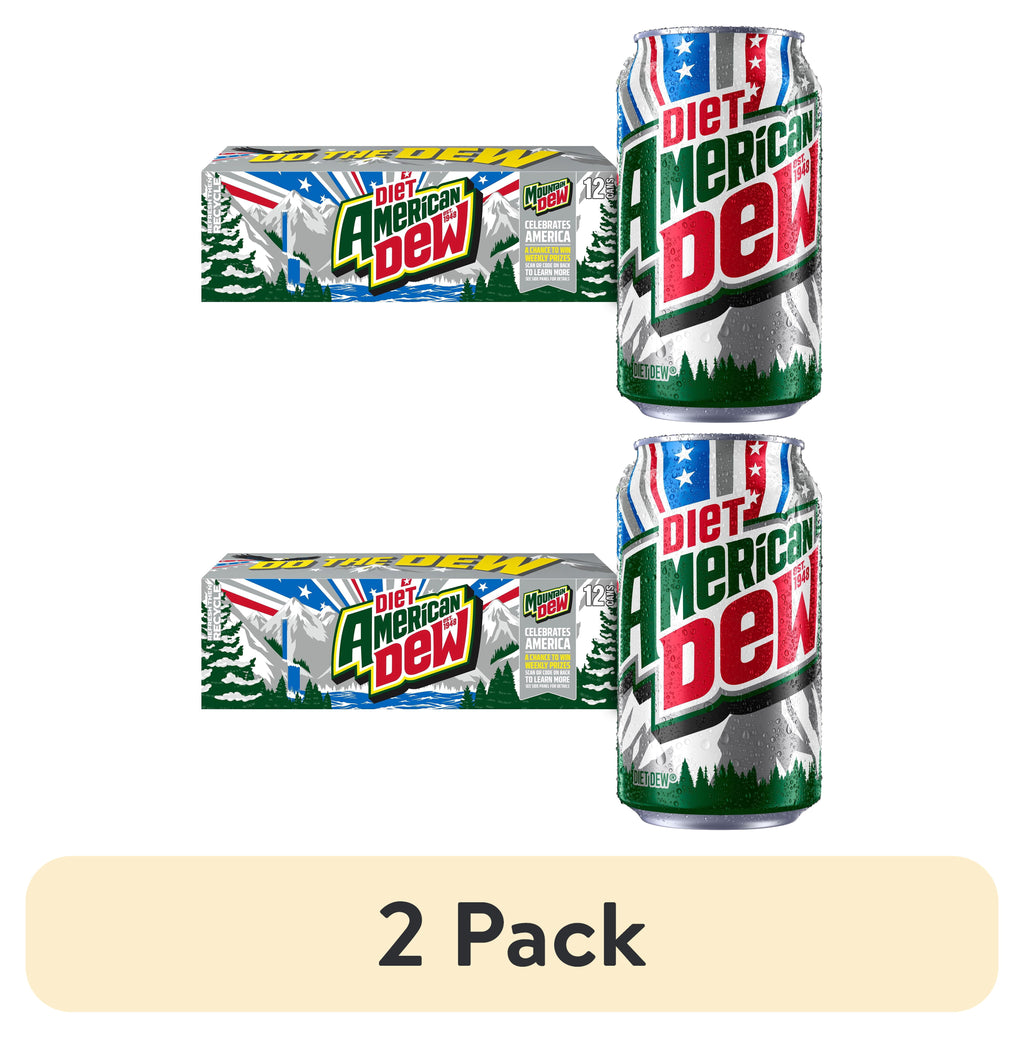 Diet Mountain Dew Citrus Soda Pop, 12 fl oz cans, 12 pack
