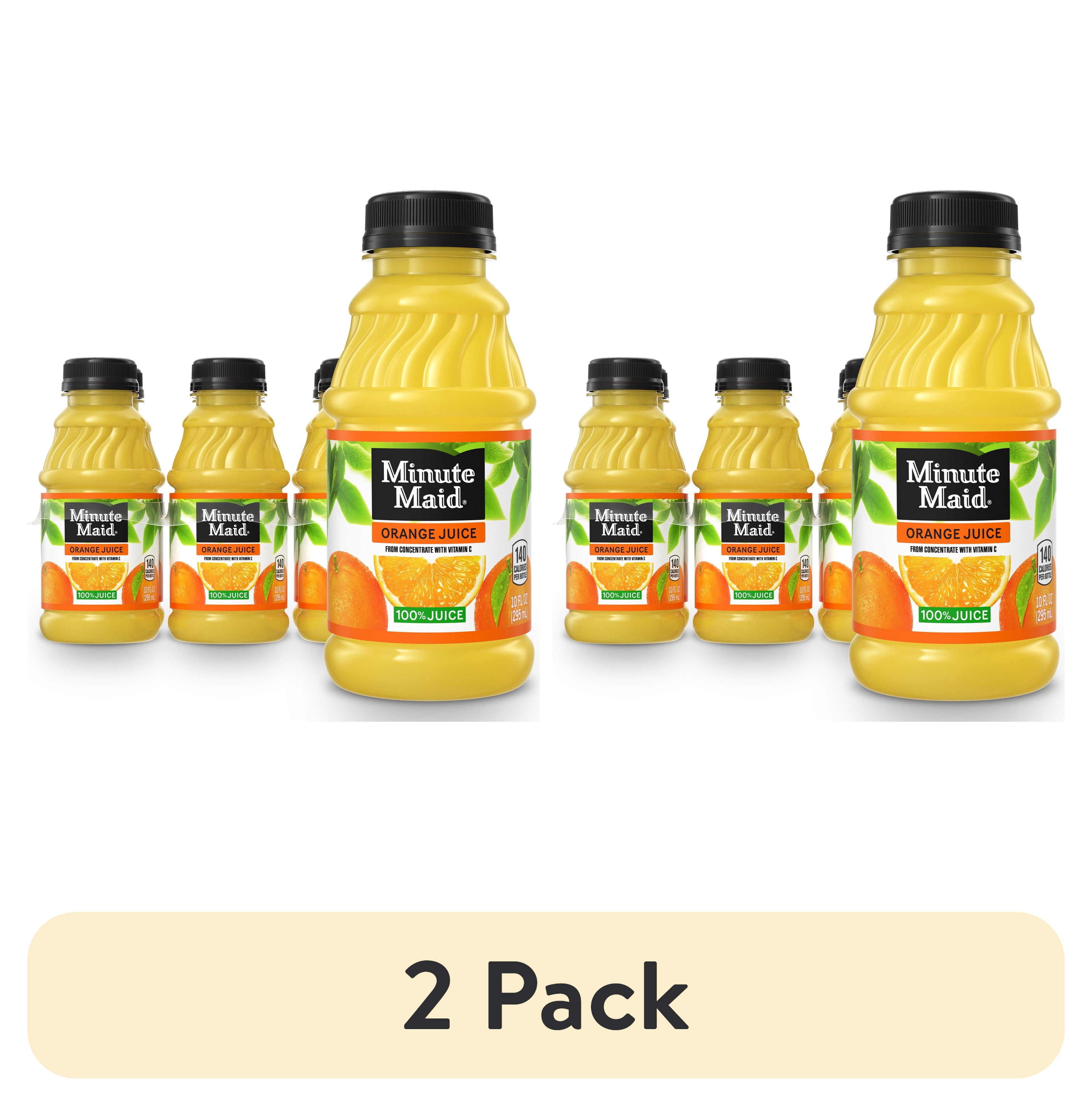Minute Maid Orange Juice Bottles, 10 fl oz, 6 Pack