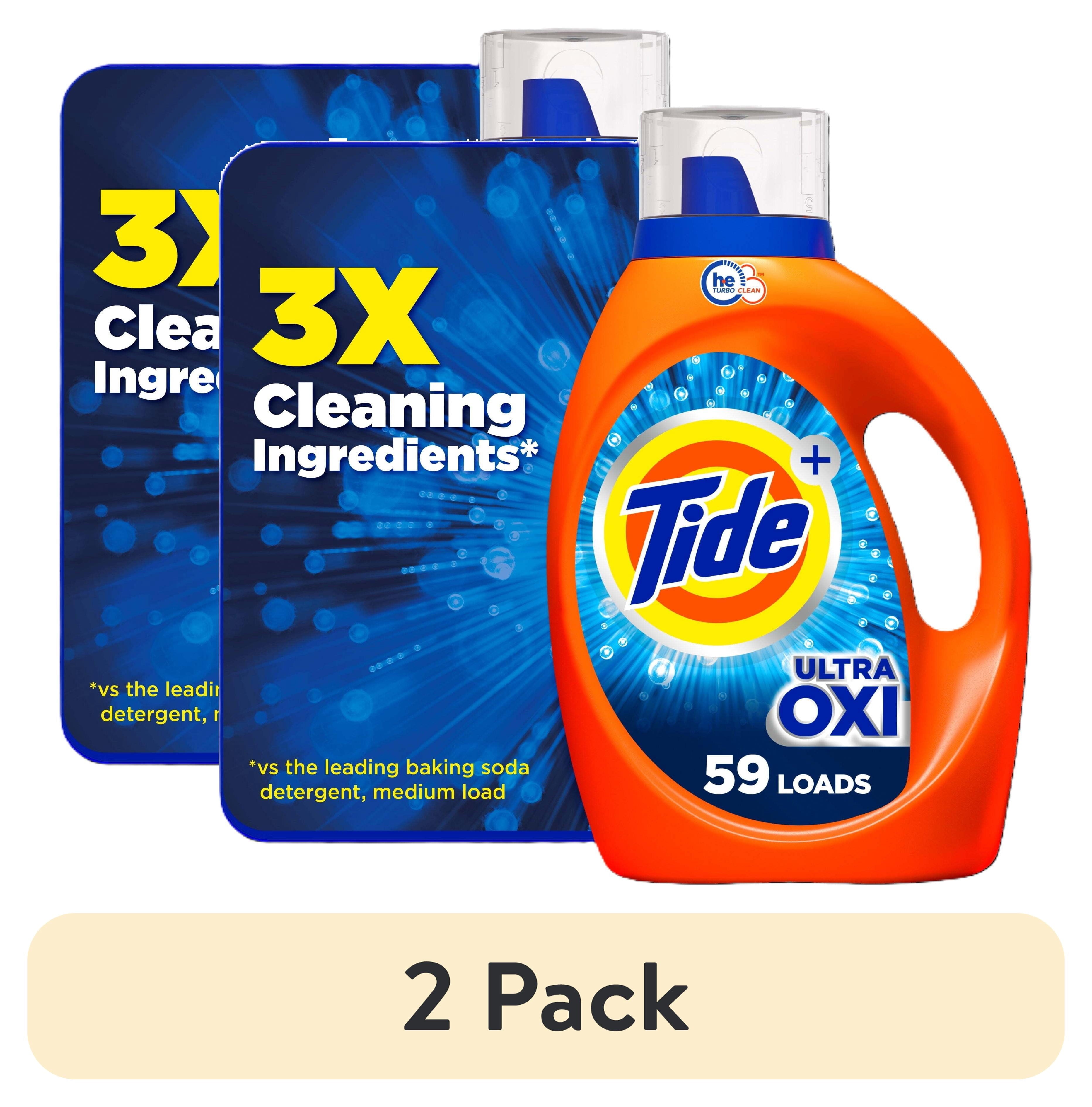 Tide Ultra Oxi Liquid Laundry Detergent, HE Compatible, 84 fl oz, 59 Loads