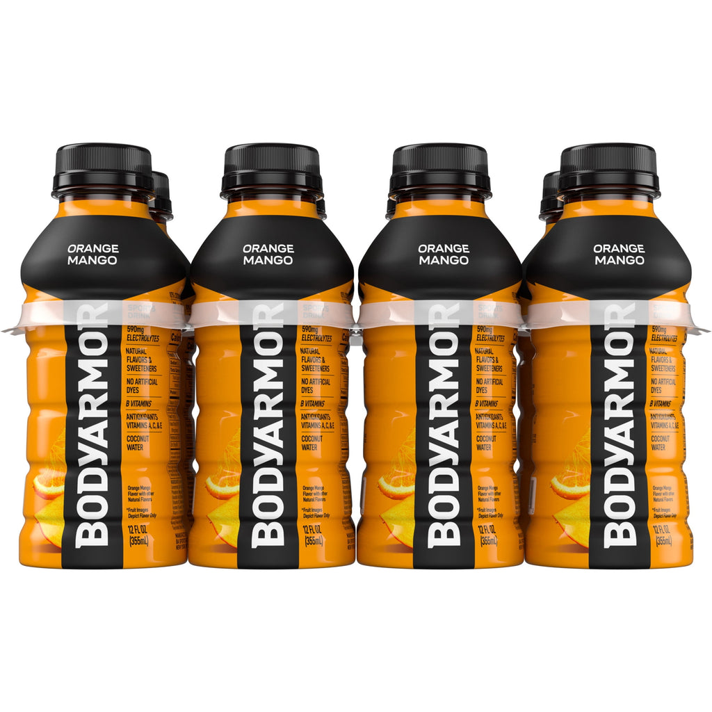 BODYARMOR Strawberry Banana Sports Drink Bottles, 12 fl oz, 8 Pack