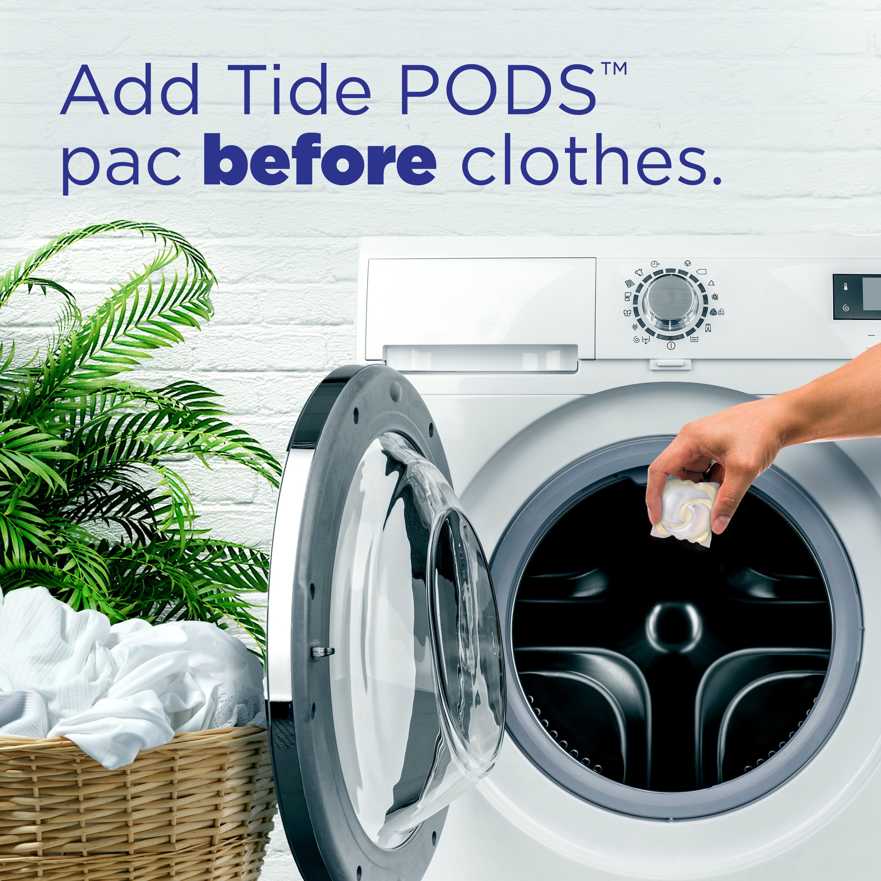 Tide PODS Free and Gentle Liquid Laundry Detergent Pacs, Hypoallergenic, Unscented, 112 Count