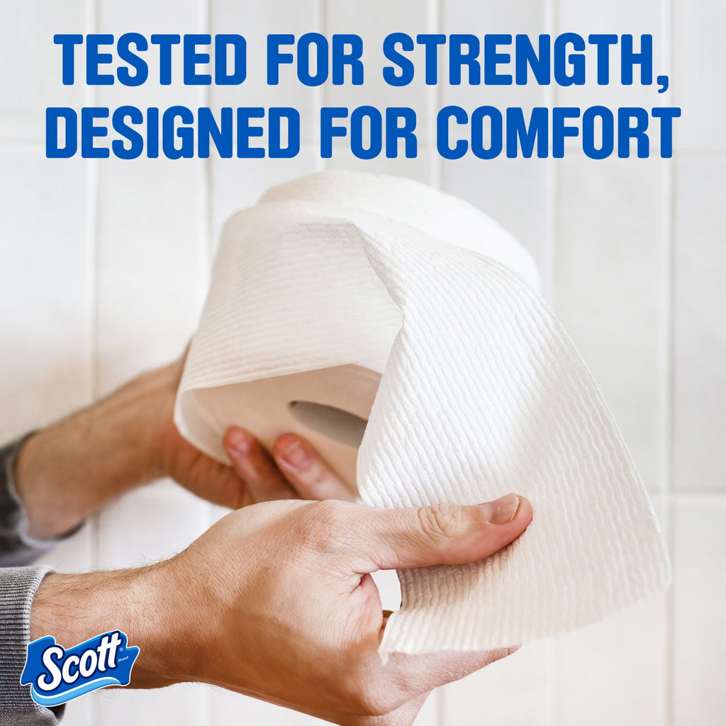 (4 pack) Scott ComfortPlus Toilet Paper, 12 Mega Rolls