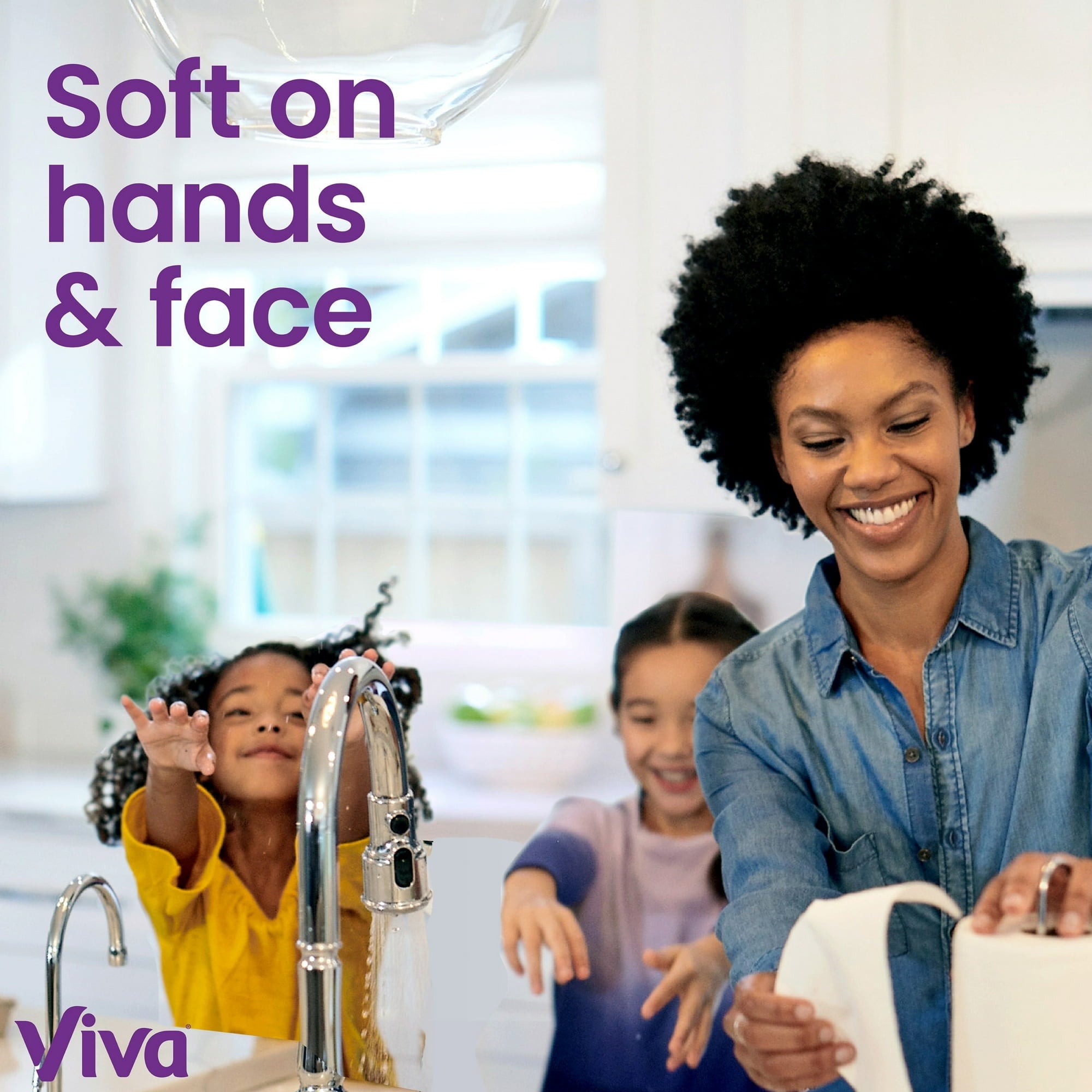 Viva Signature Cloth Paper Towels, 6 Triple Rolls, 129 Sheets per Roll