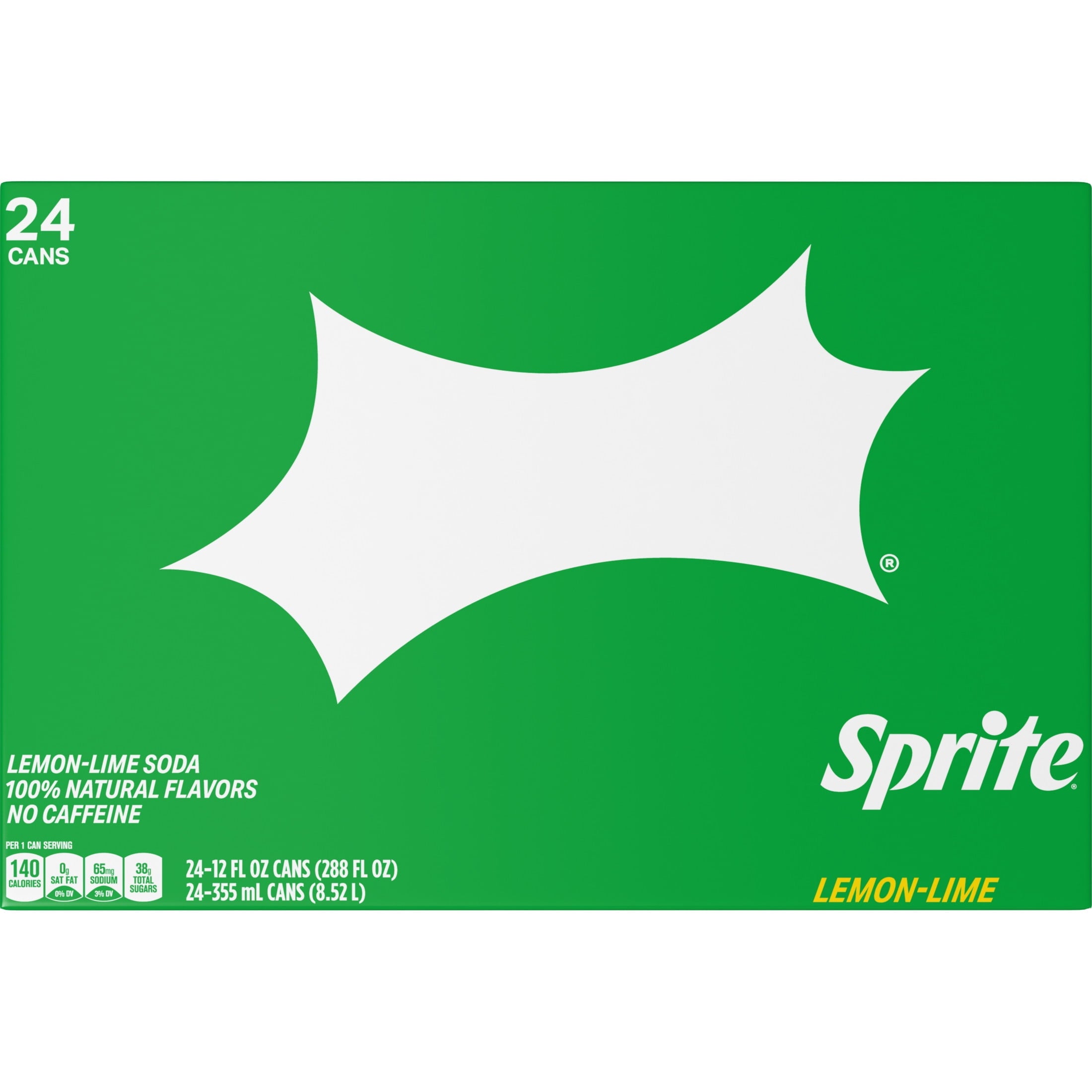 Sprite Lemon-Lime Caffeine Free Soda Pop Fridge Pack Cans, 12 fl oz, 12 Pack