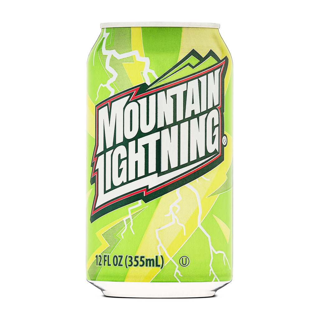 Great Value Mountain Lightning Citrus Flavored Soda Pop, 12 fl oz, 12 Pack Cans