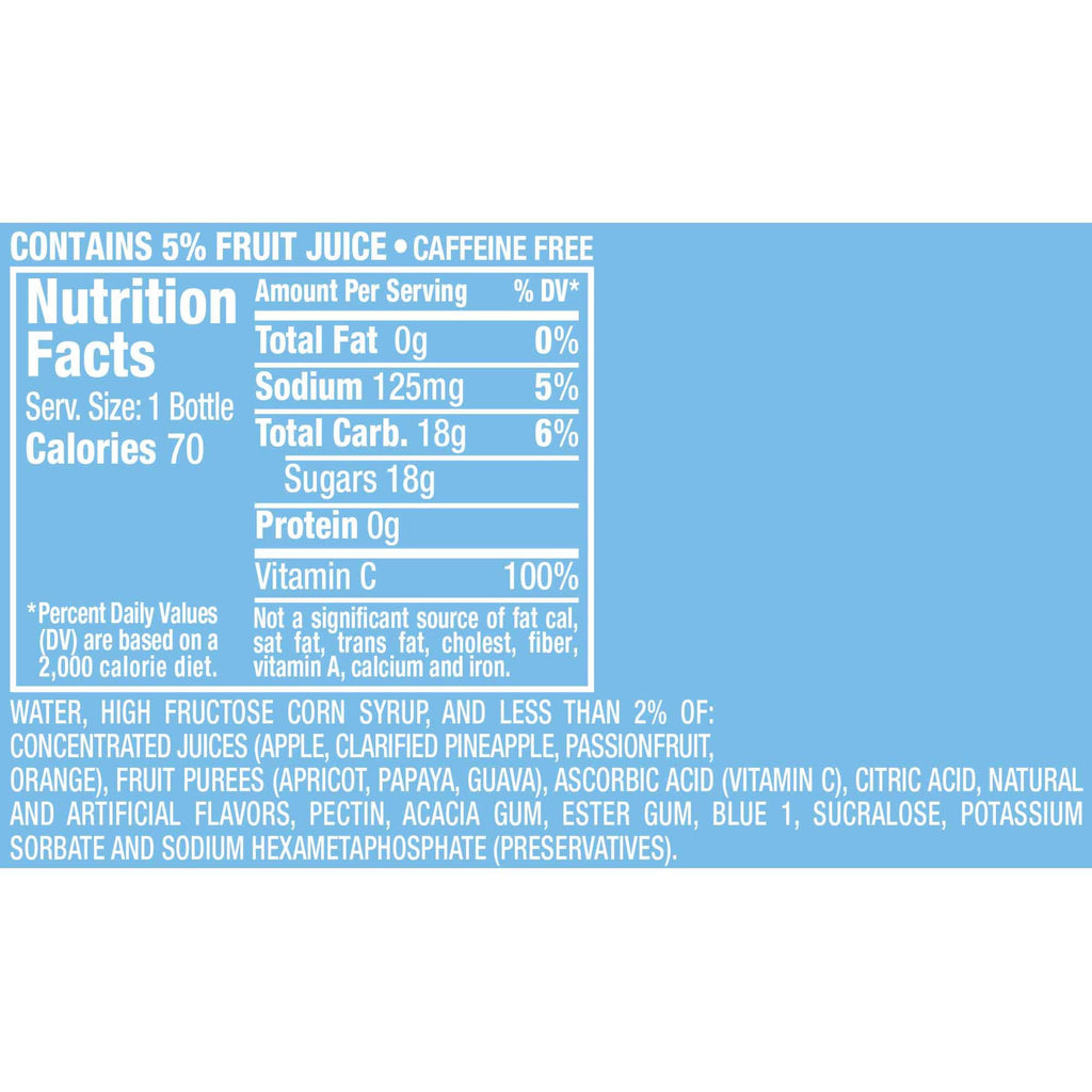 Hawaiian Punch Polar Blast Juice, 10 Fluid Ounce, 6 Count Bottles