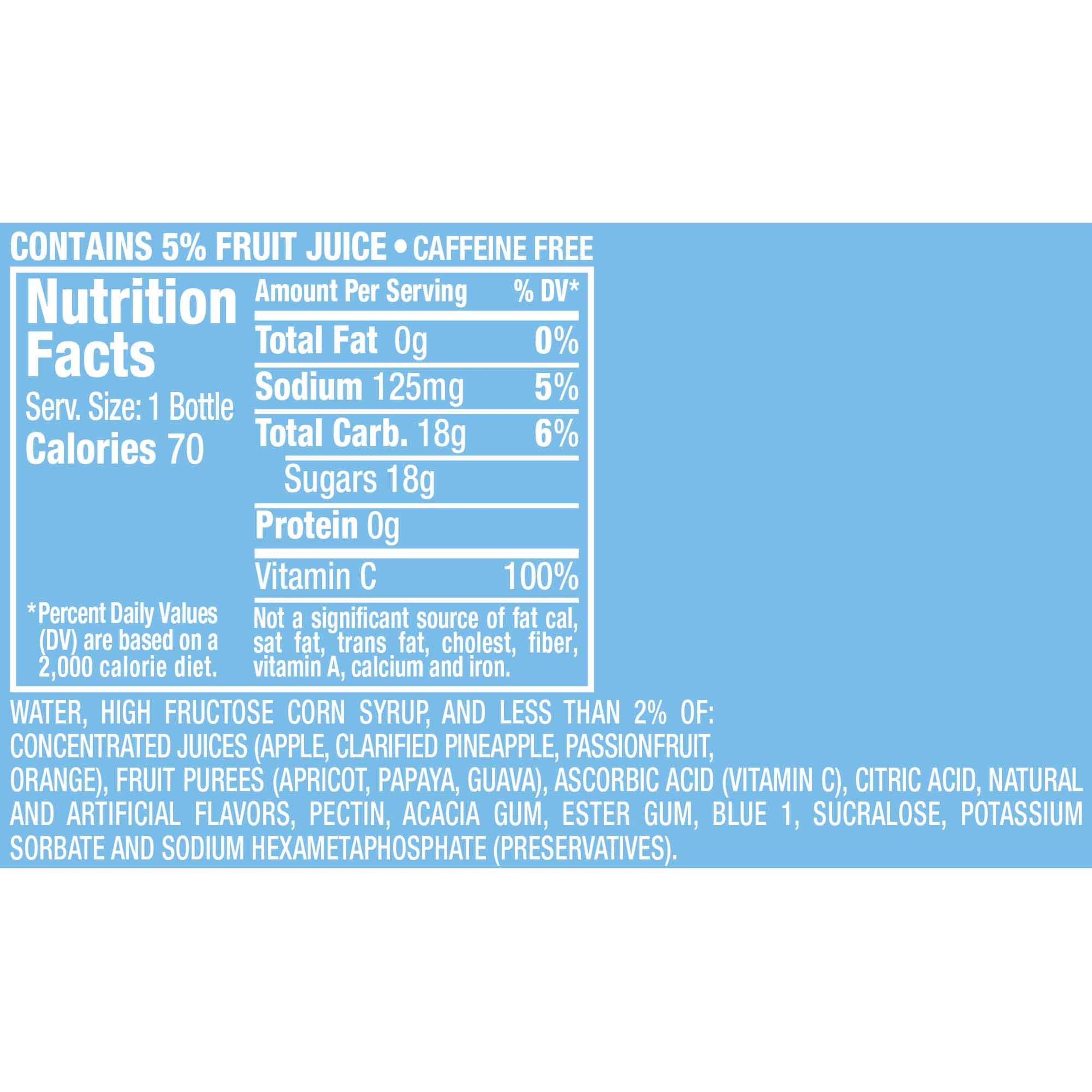 Hawaiian Punch Polar Blast Juice, 10 Fluid Ounce, 6 Count Bottles