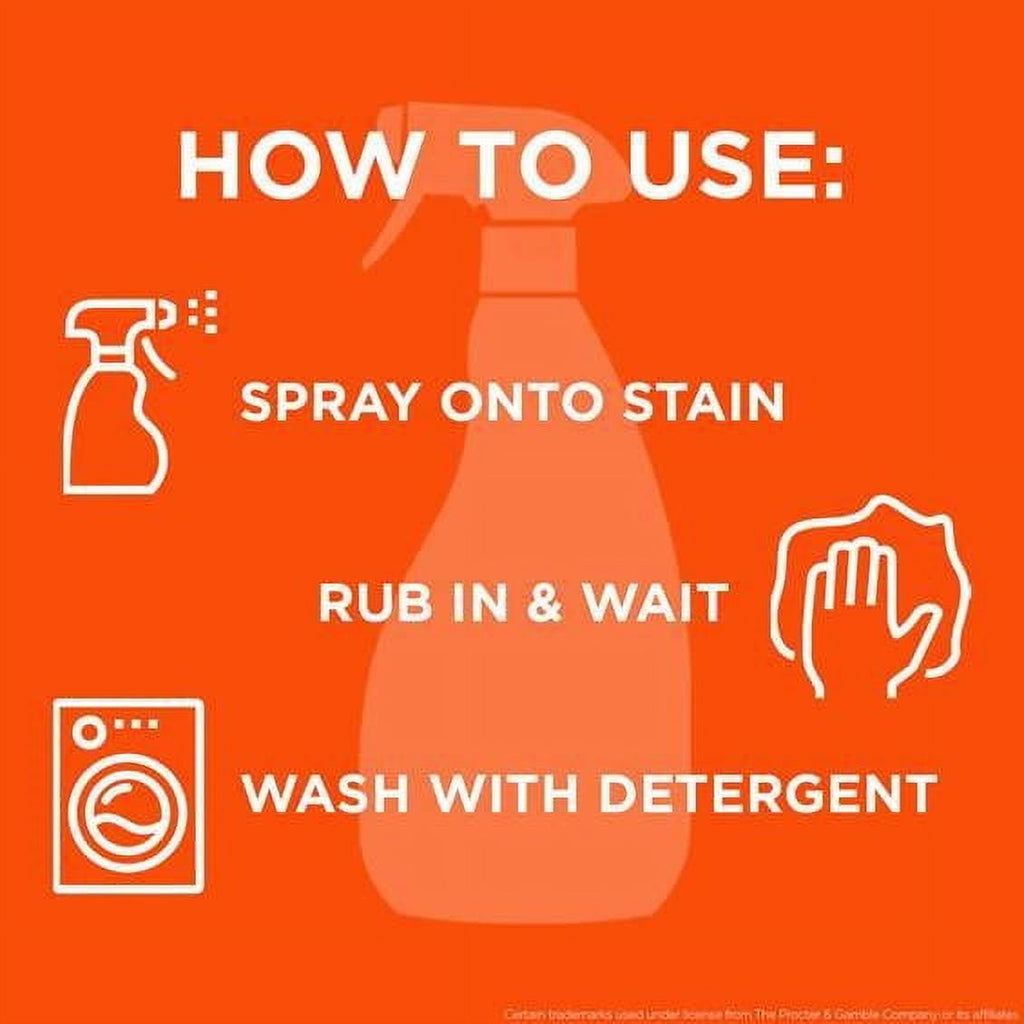 Tide +Ultra Oxi All-Fabric Laundry Stain Remover Spray, 22 fl oz