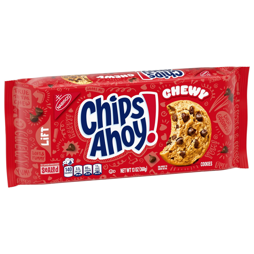CHIPS AHOY! Chewy Fudgy Chocolate Chip Cookies, 13 oz