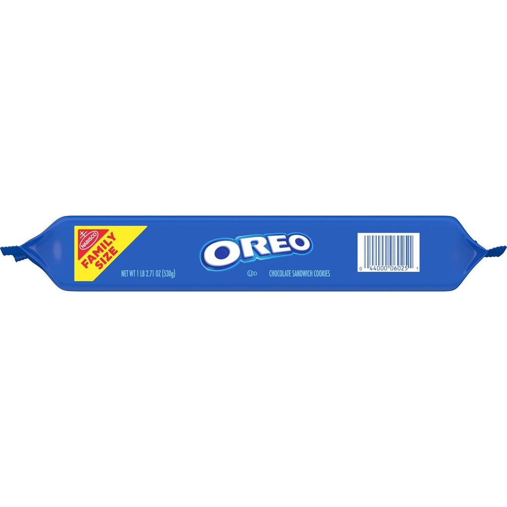 OREO Double Stuf Chocolate Sandwich Cookies, Family Size, 18.71 oz