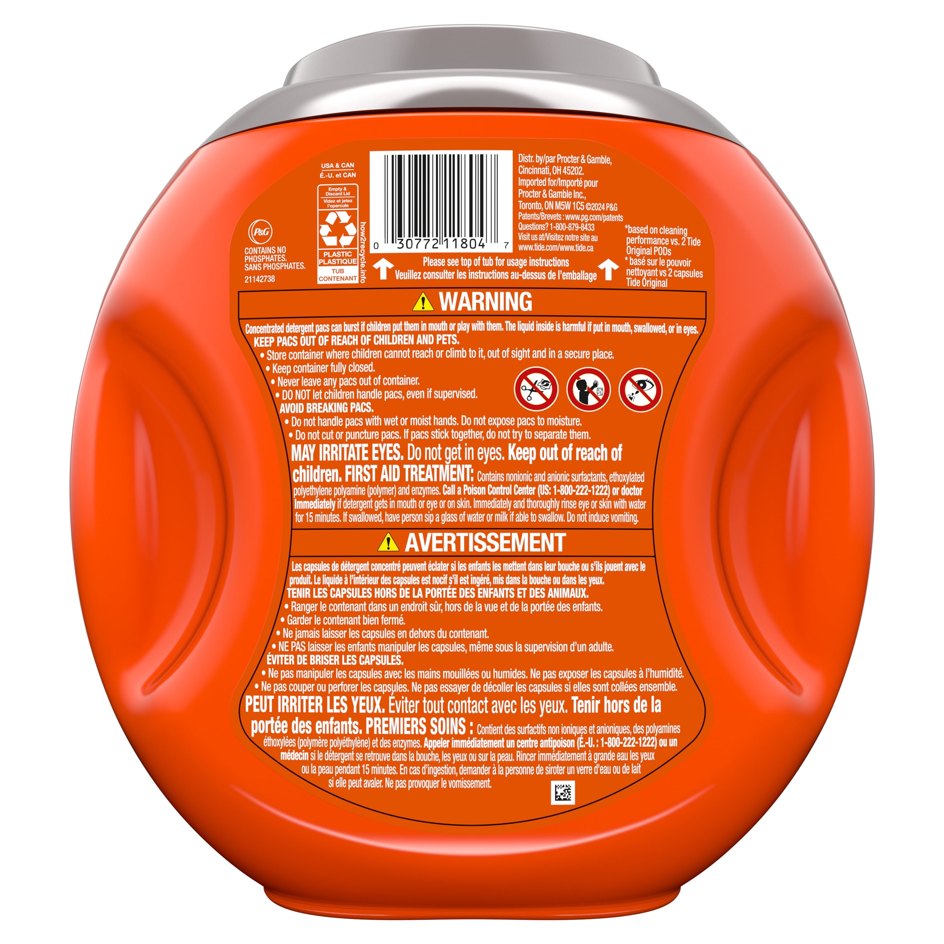 (2 pack) Tide Power PODS with Downy Soft Boosters Laundry Detergent Pacs, April Fresh Scent, 25 Count