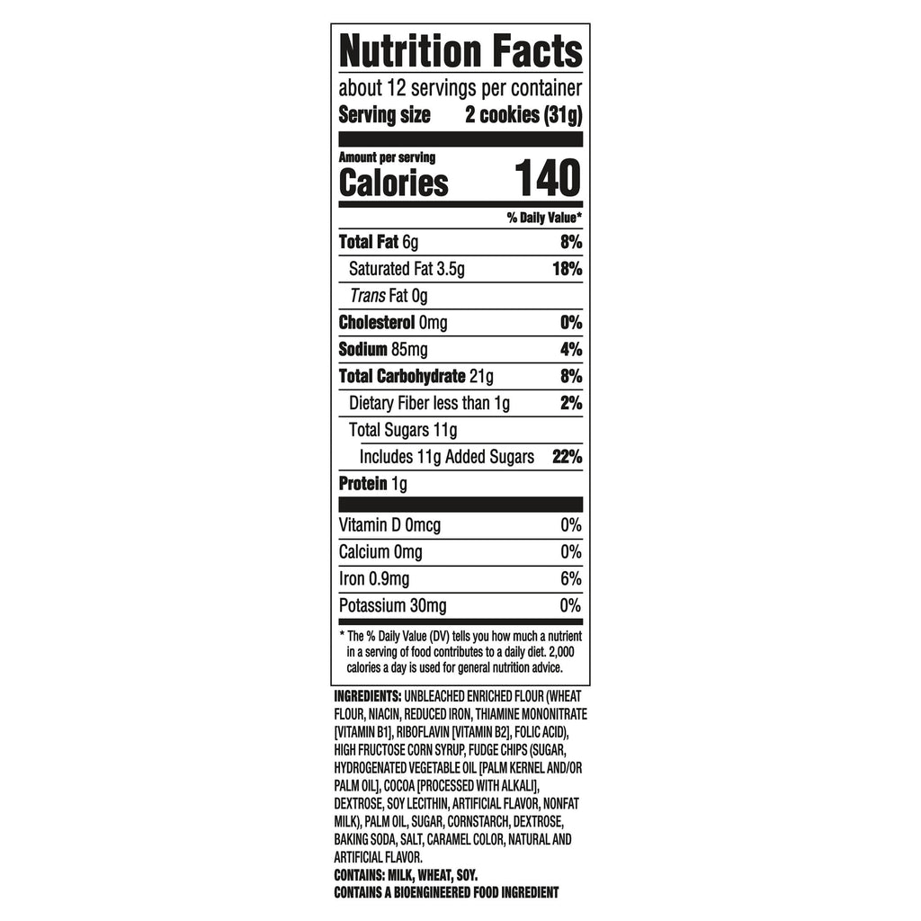 CHIPS AHOY! Chewy Fudgy Chocolate Chip Cookies, 13 oz