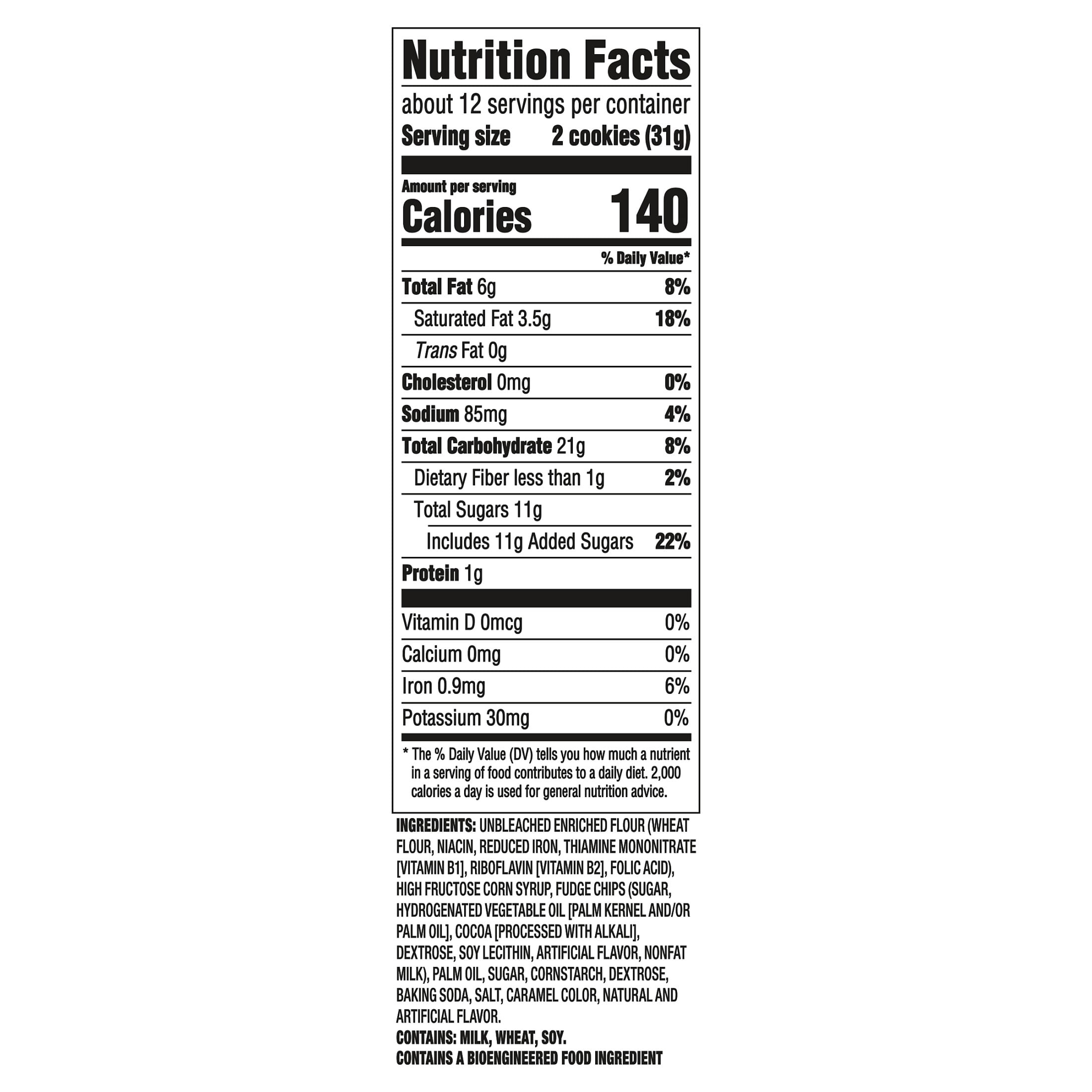CHIPS AHOY! Chewy Fudgy Chocolate Chip Cookies, 13 oz
