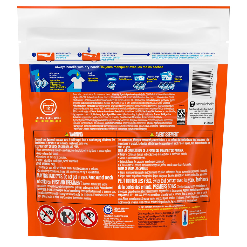 Tide PODS Laundry Detergent Soap Pacs, Spring Meadow Scent, 76 Count