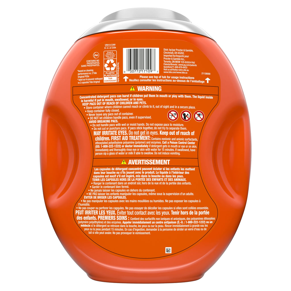 Tide Hygienic Clean Power PODS® Laundry Detergent Pacs, Heavy 10x Duty, Original Scent, 25 Count