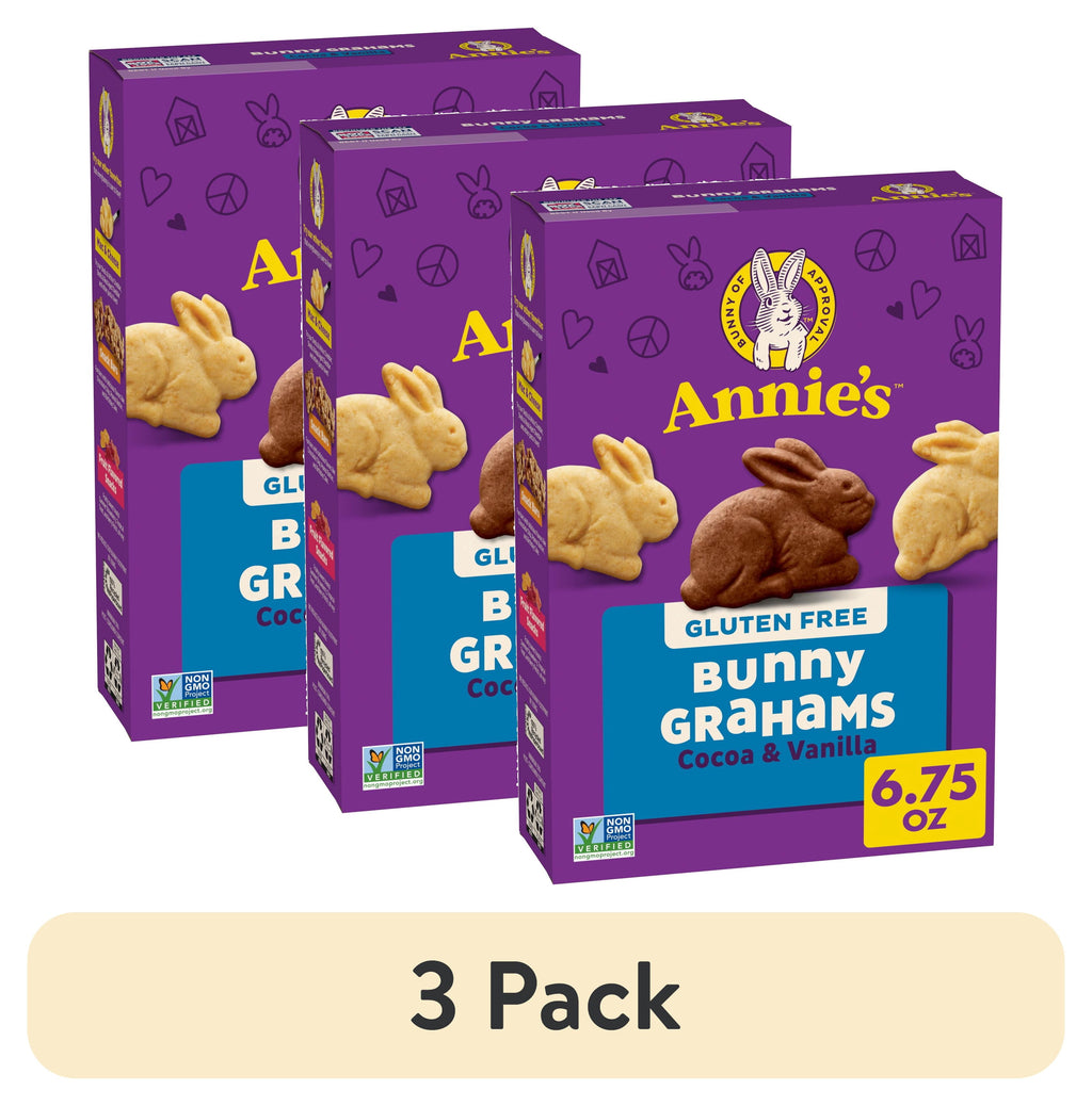 Annie's Gluten Free Cocoa and Vanilla Bunny Cookies, 6.75 oz