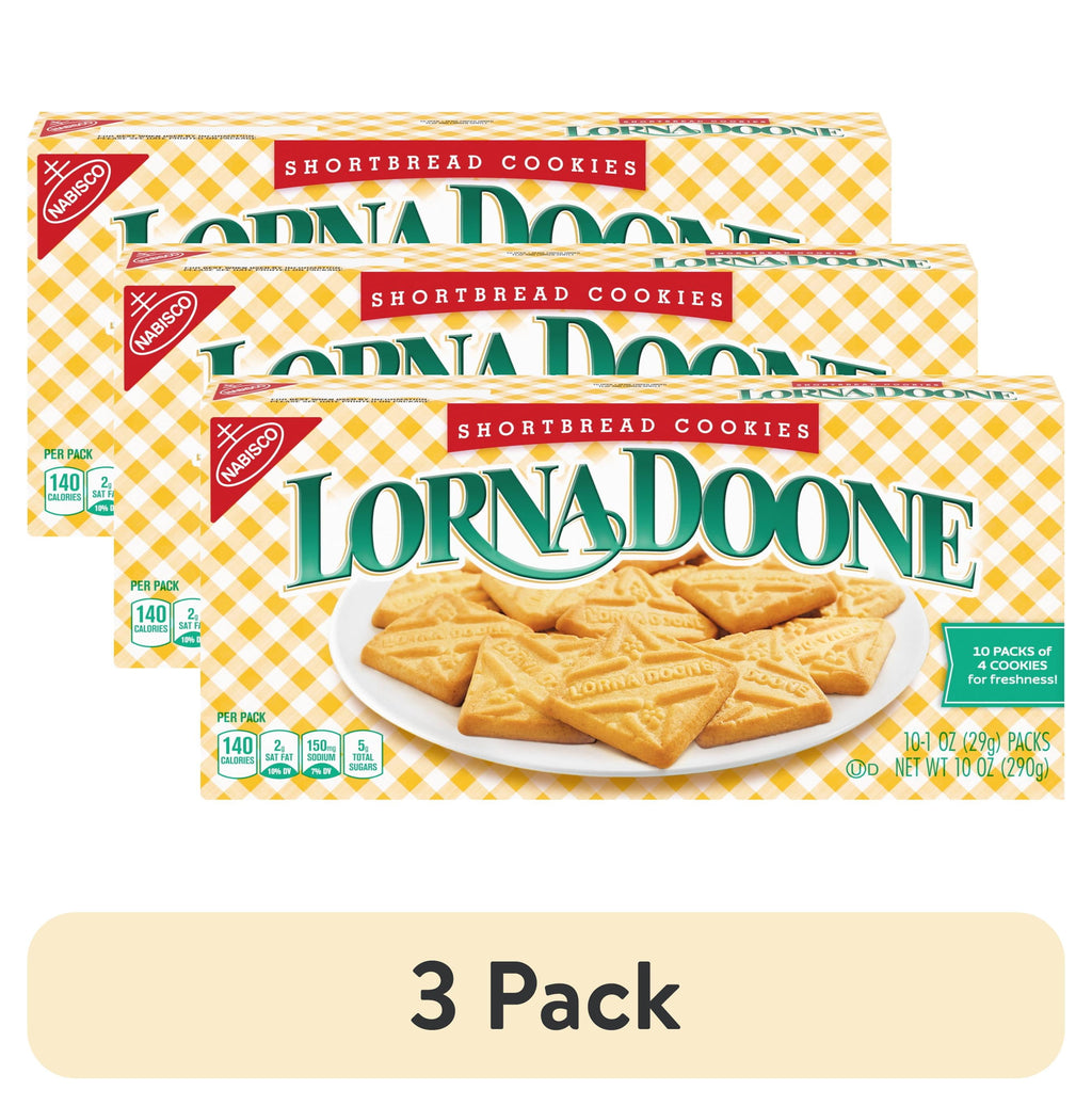 Lorna Doone Shortbread Cookies, 10 Snack Packs (4 Cookies Per Pack)