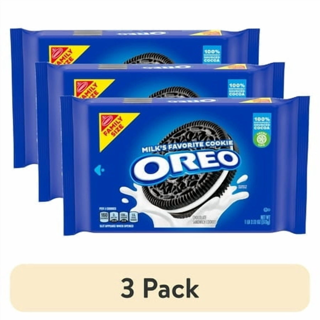 OREO Chocolate Sandwich Cookies, Family Size, 18.12 oz