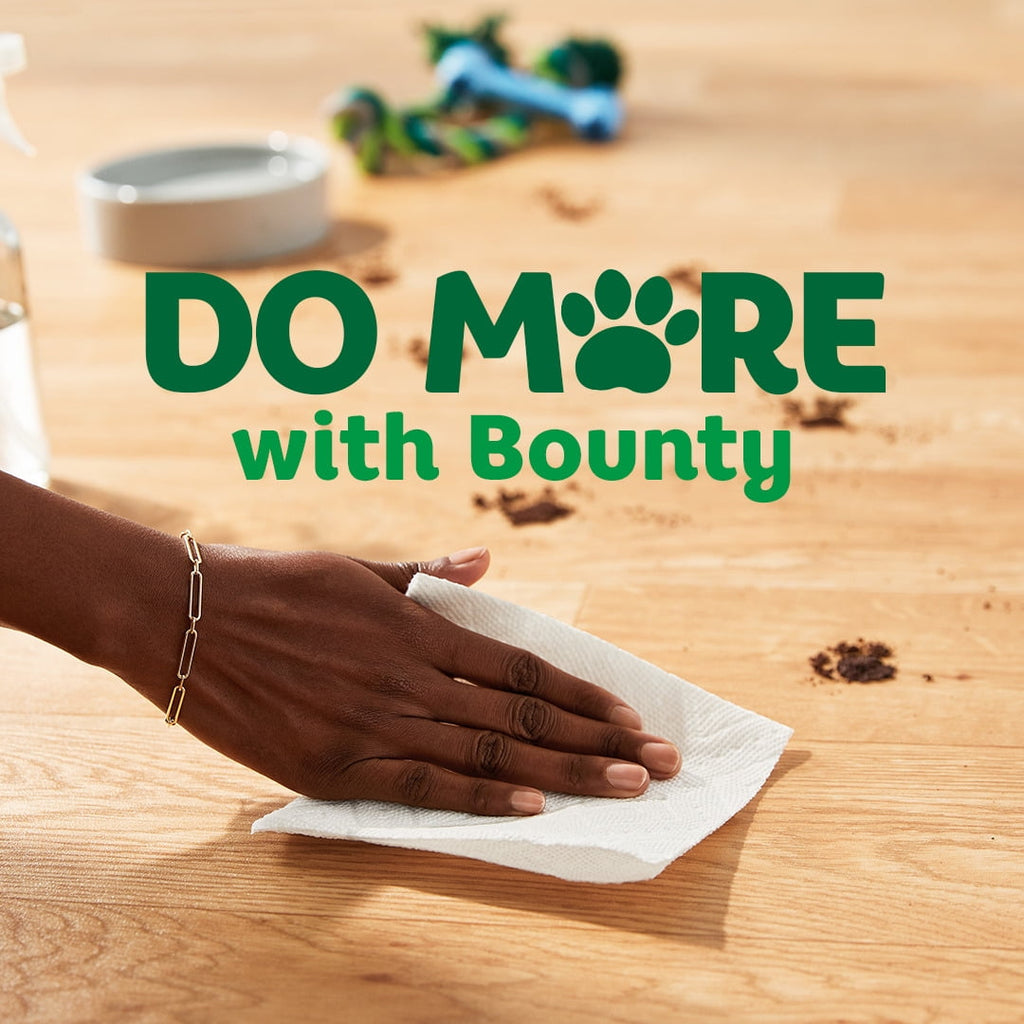 Bounty Select-A-Size Paper Towels, 6 Double Rolls, Print, 90 Sheets Per Roll