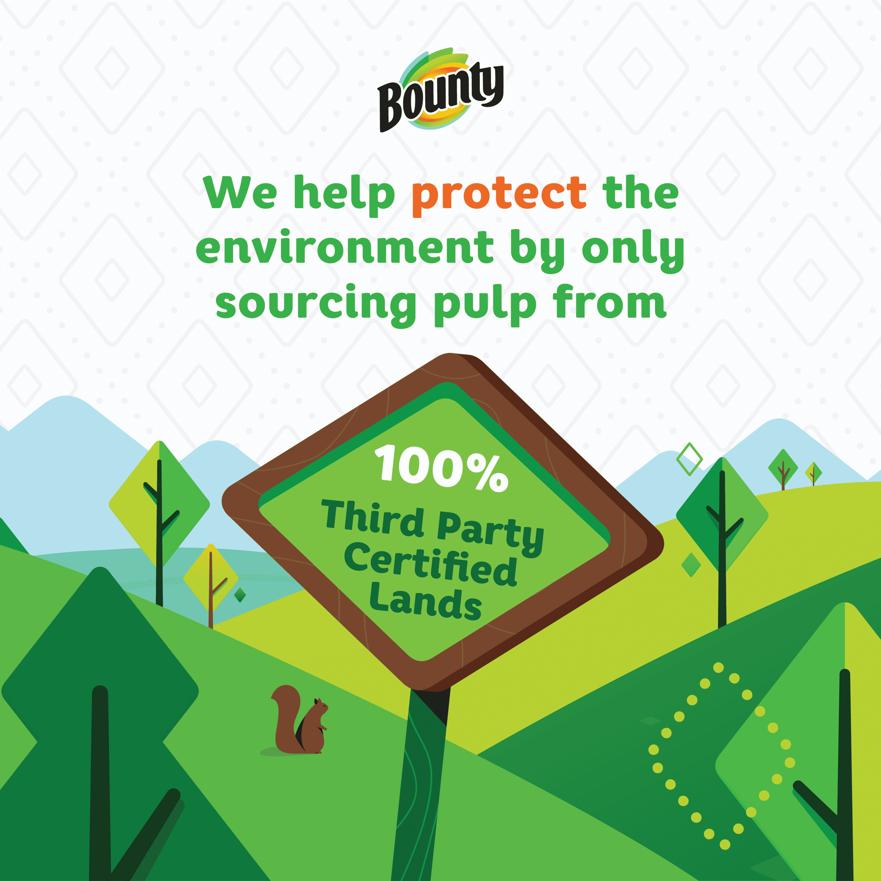 Bounty Select-A-Size Paper Towels, Print, 4 Double Rolls
