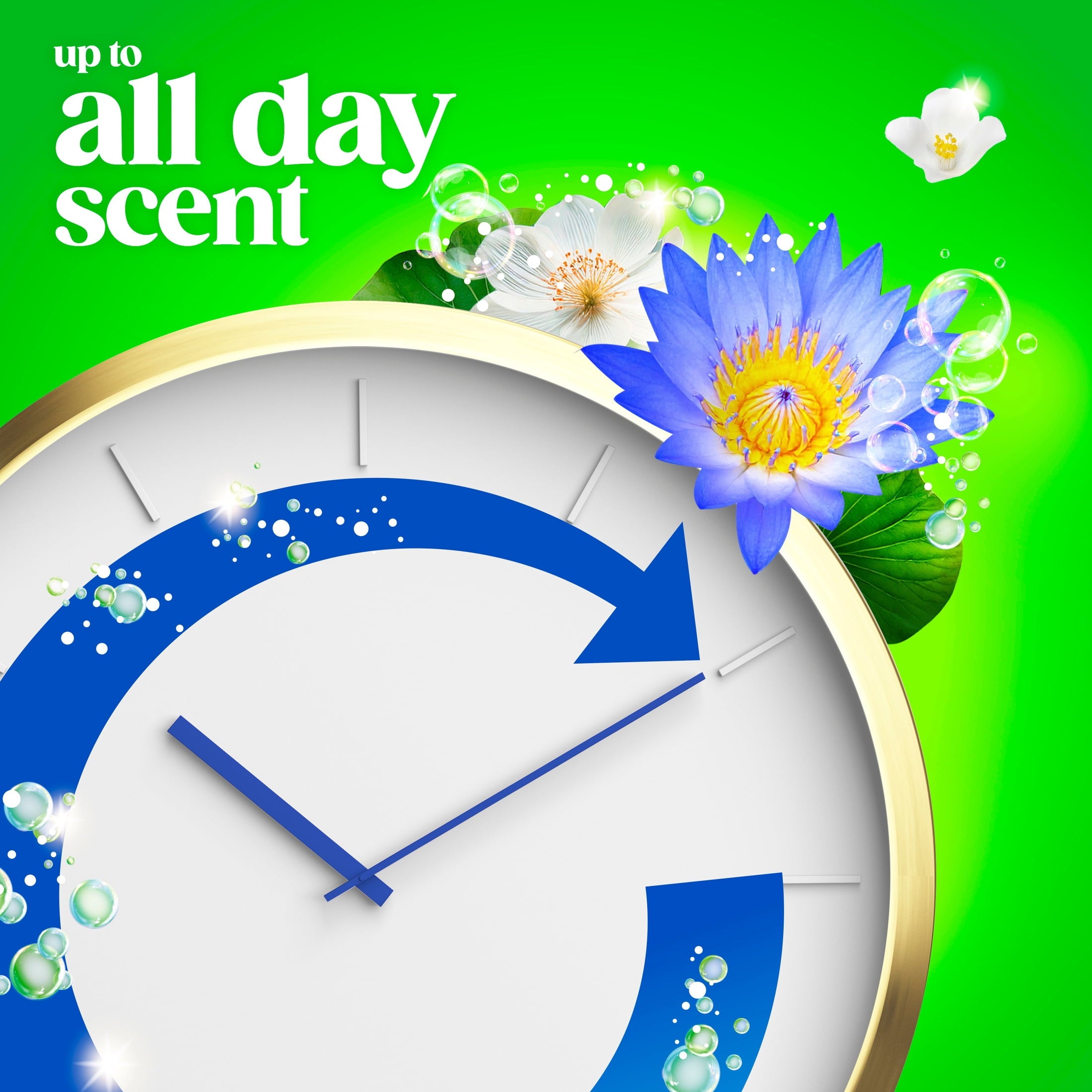 Gain Laundry Detergent Liquid, Now with Odor Defense, Waterfall Delight Scent, 132 fl oz, 100 Loads