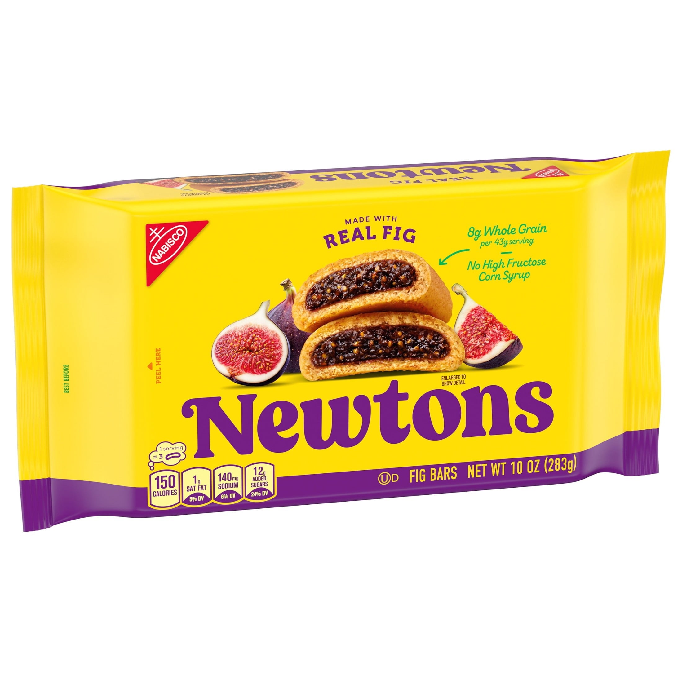 NEWTONS Soft Baked Real Fruit Fig Bars, Fig Cookies, 10 oz