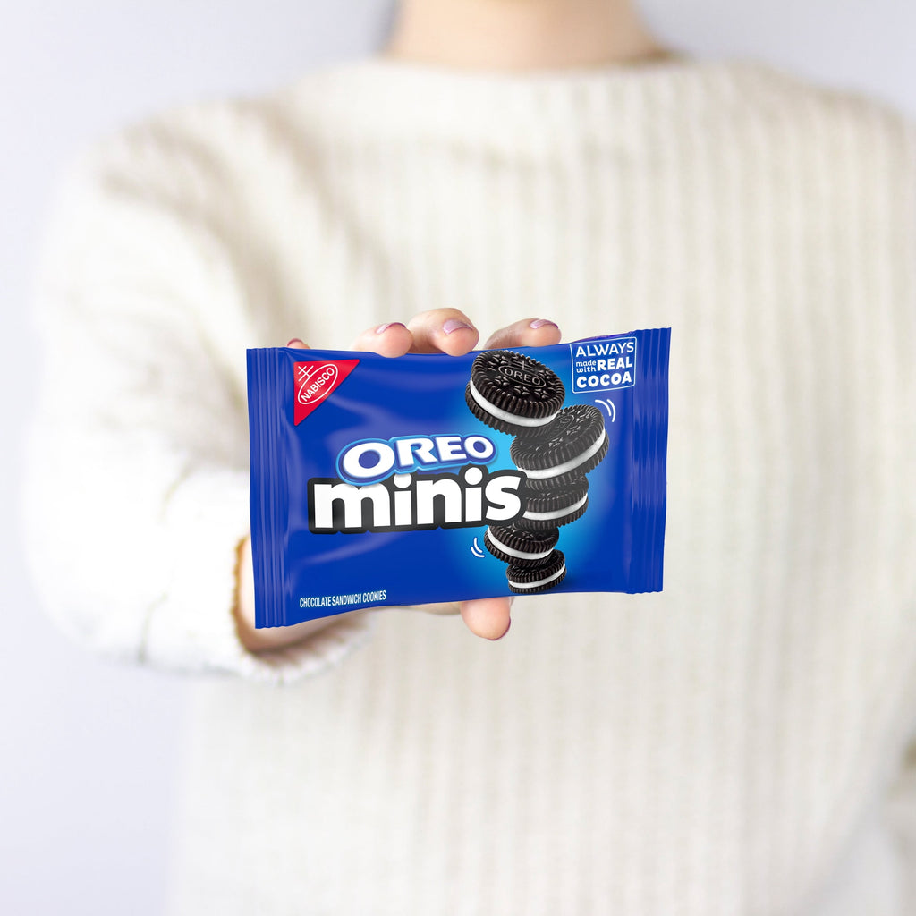 OREO Minis Chocolate Sandwich Cookies, 10 Snack Packs