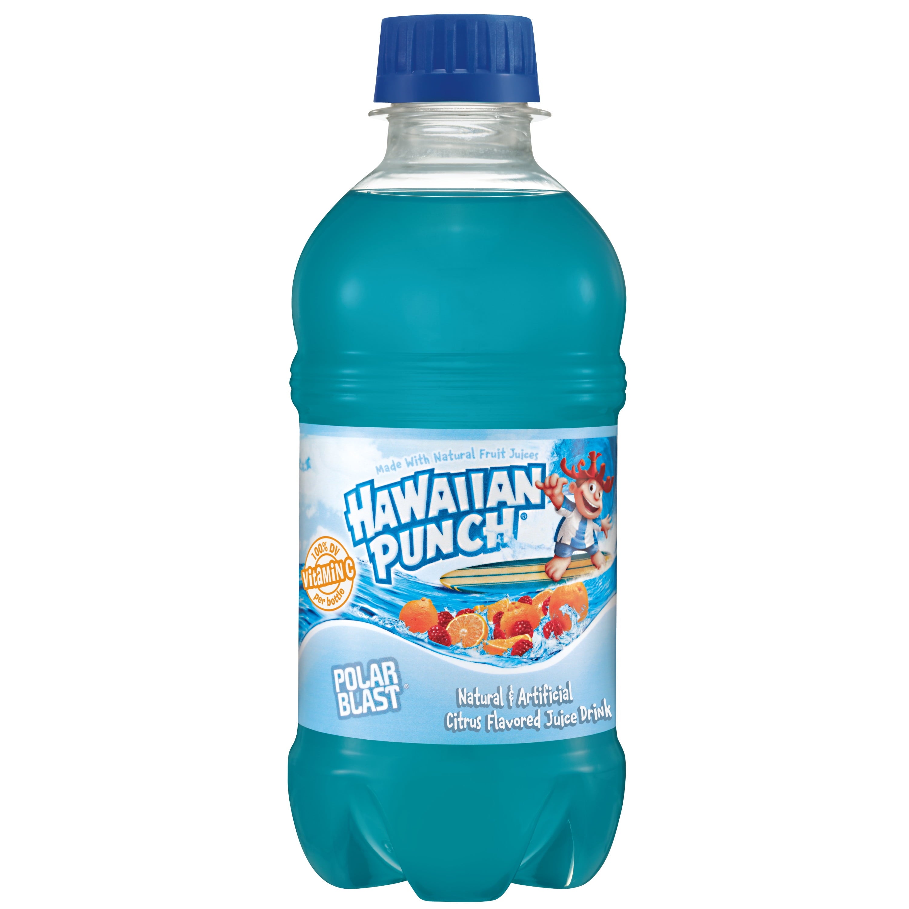 Hawaiian Punch Polar Blast Juice, 10 Fluid Ounce, 6 Count Bottles