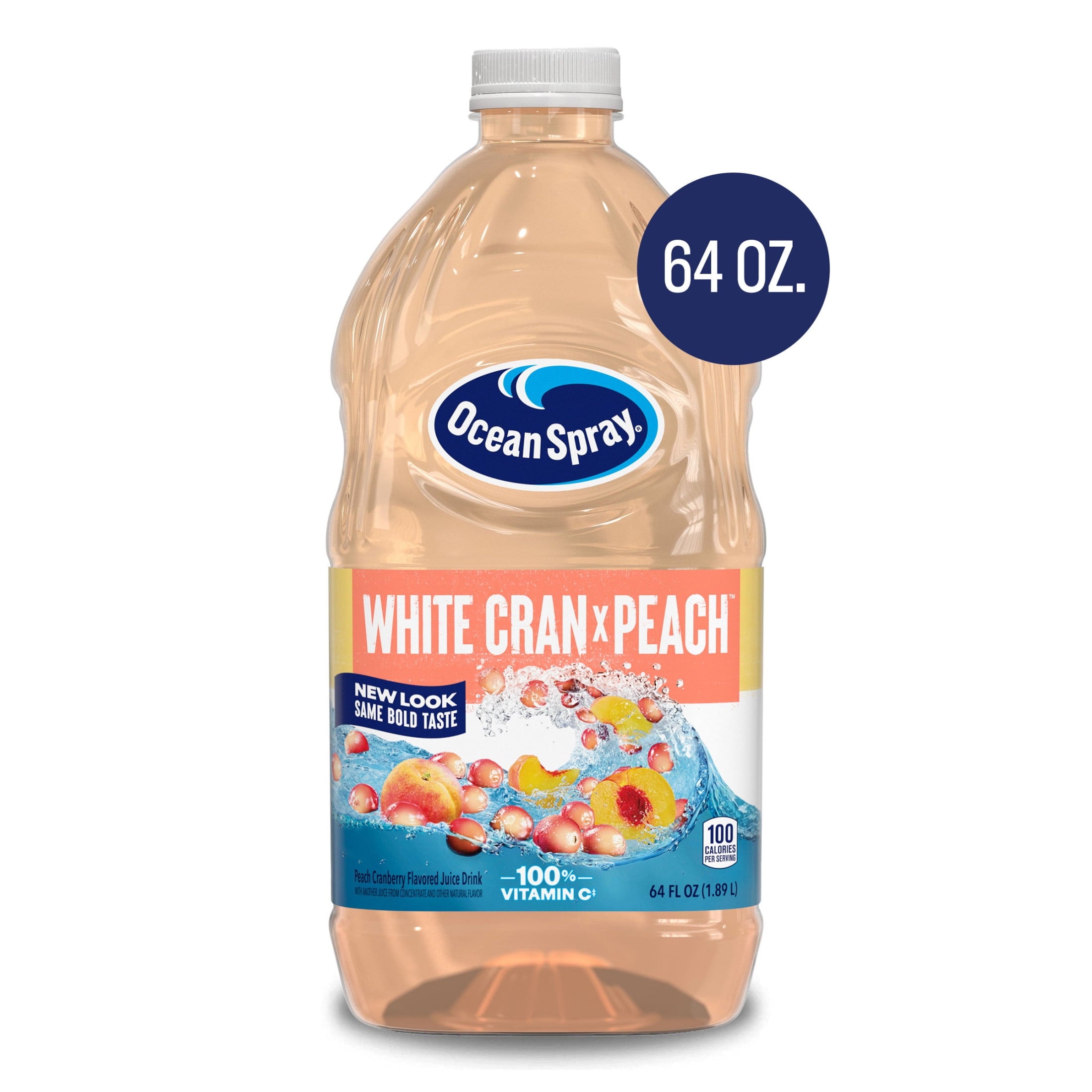 Ocean Spray® White Cran-Peach Juice Drink, 64 fl oz Bottle