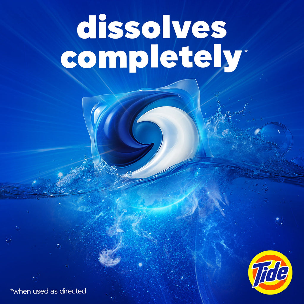 Tide PODS Laundry Detergent Pacs, Oxi Boost Power PODS with Stain Remover and Oxi Power, 45 count