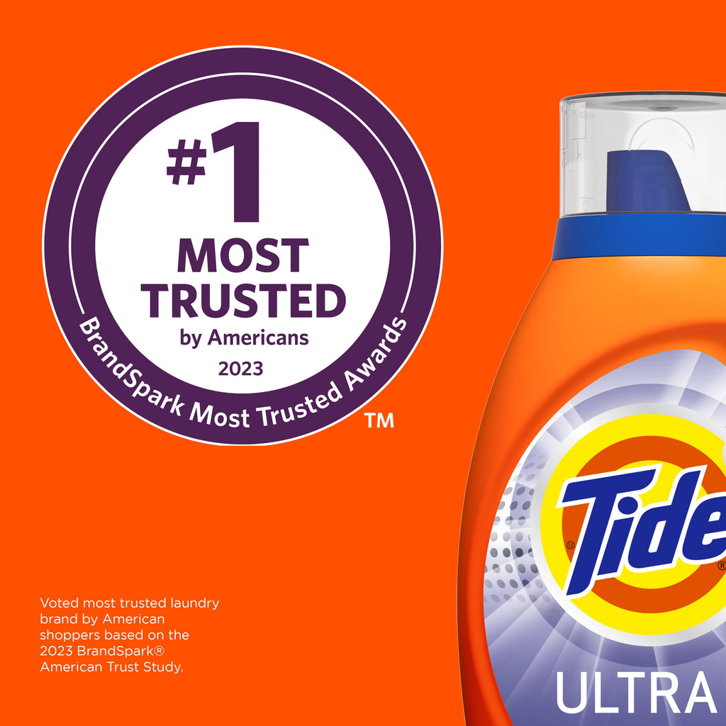 Tide Ultra Stain Release Liquid Laundry Detergent, Original Scent, 84 fl oz, 43 Loads