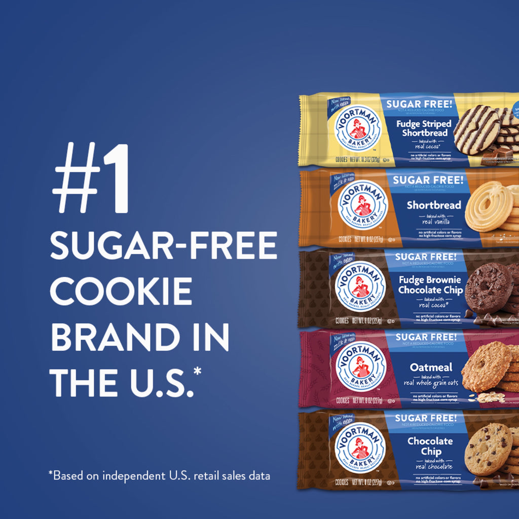 Voortman Bakery Zero Sugar Shortbread Cookies 8 oz., 9 Count